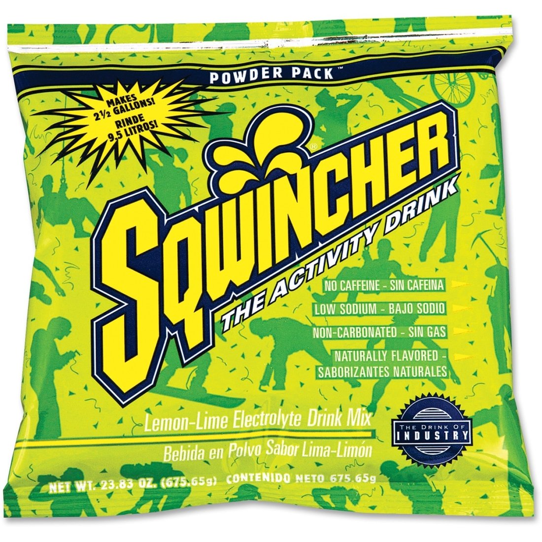 Sqwincher Powder Pack, Lemon Lime, 23.83 oz Packet (Pack of 32)