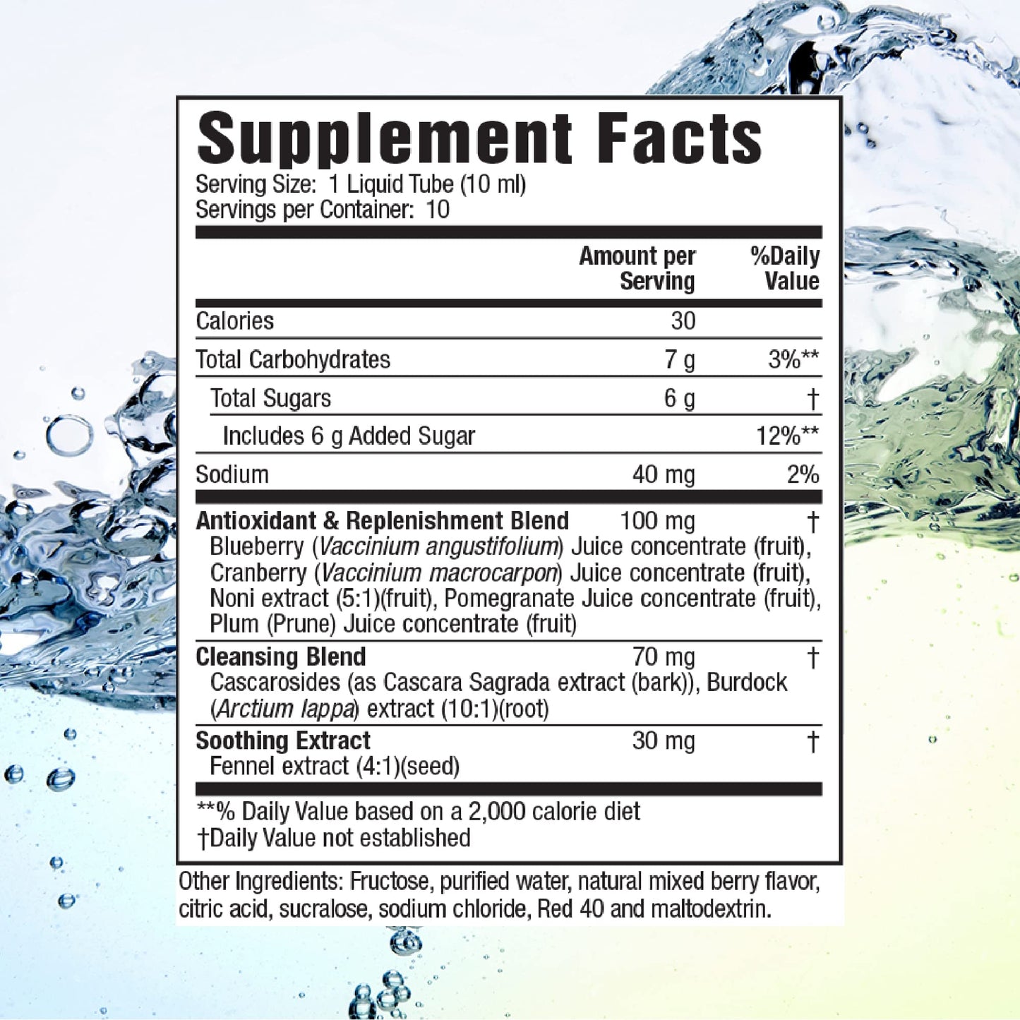 Applied Nutrition 5-Day Liquid Cleanse & Flush,10-Twist Tubes Box 3.3D fl oz Each (Pack of 2)