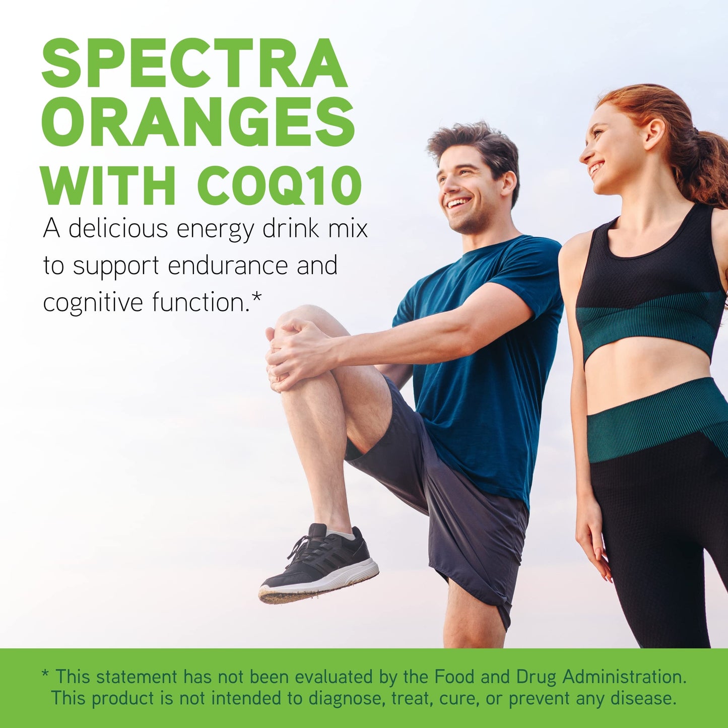 DAVINCI Labs Spectra Orange - Natural Energy Support Drink Supplement - Herbal Extracts Support Endurance, Metabolism & Brain Function* - Vegetable & Fruit Powder Supplement - 30 Servings (300 g)