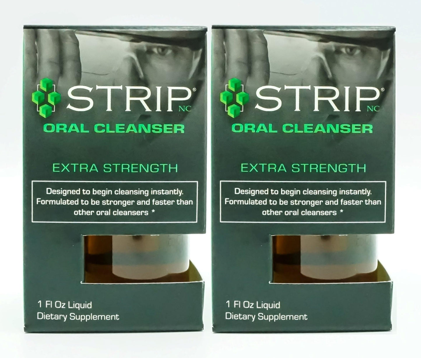 Wellgenix Strip Detox Oral Cleanser Extra Strength Instant Cleansing - Potent Deep System Cleanser - Formulated to Be Strong (1 oz) (2 Pack)