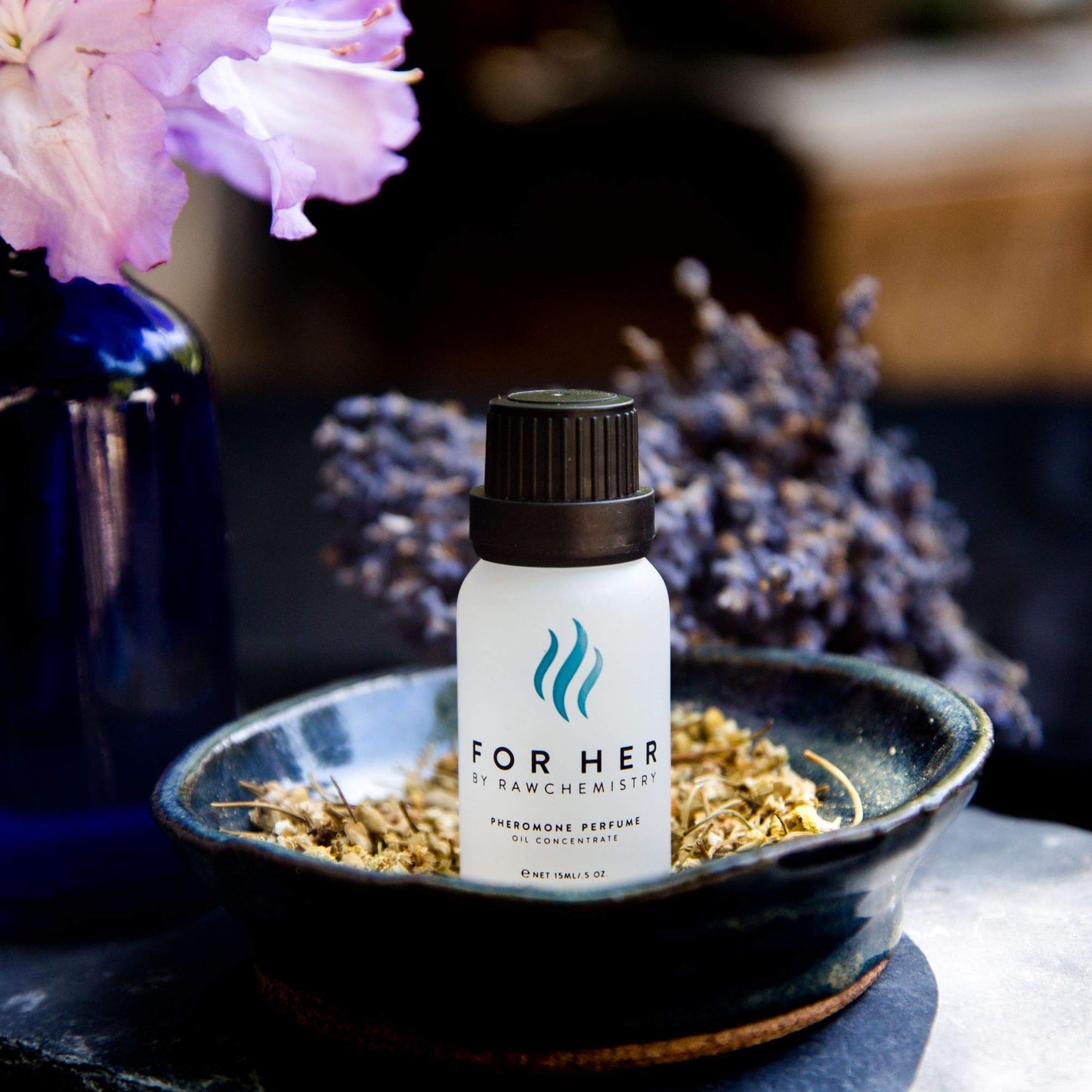 RawChemistry for Her - A Pheromone Infused Perfume Oil - Elegance, Extra Strength (15ml Concentrate)