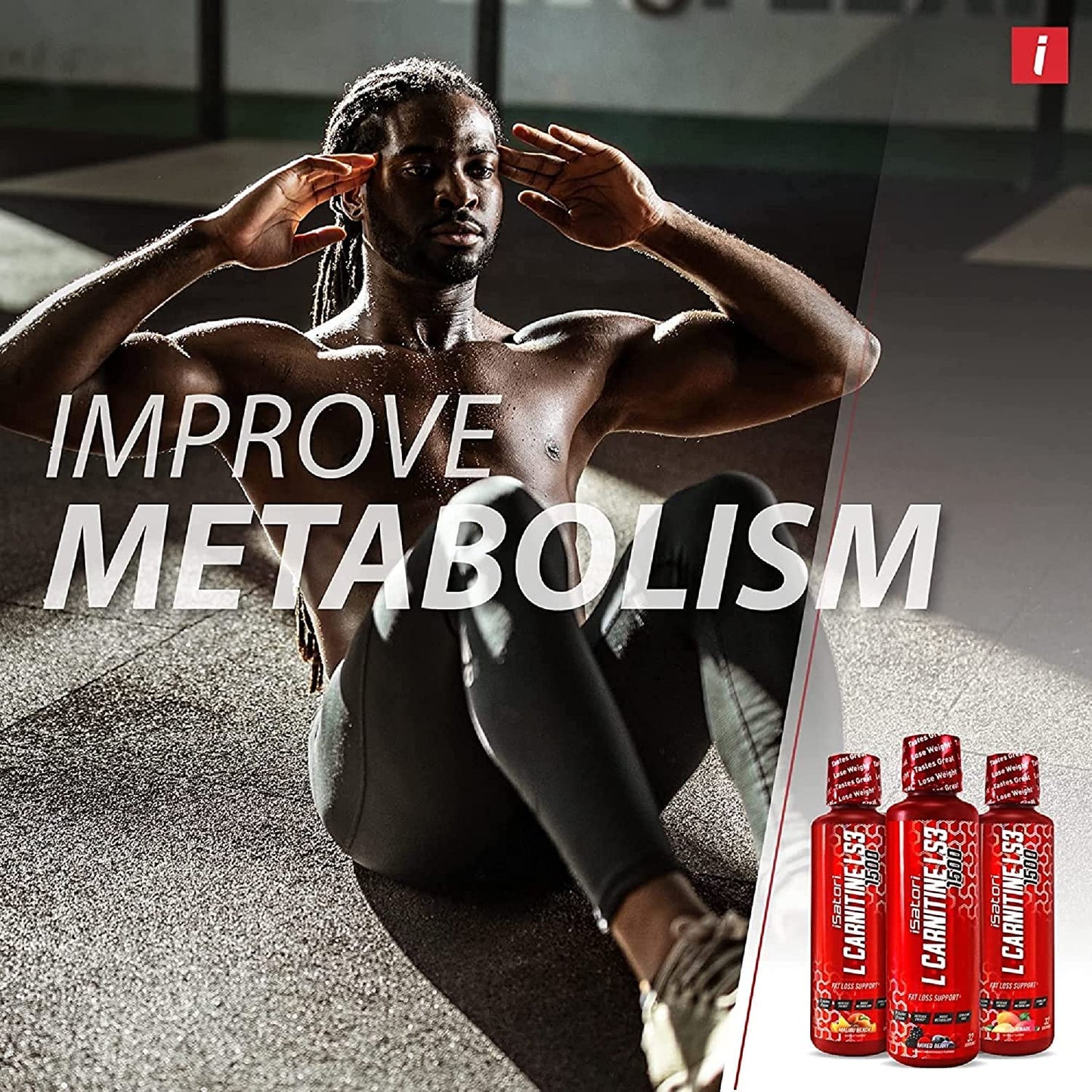 iSatori L-Carnitine LS3 3000, Liquid L-Carnitine with Acetyl L-Carnitine, L-Carnitine L-Tartrate, Stimulant Free Pre Workout, No Calories, Sugar, Gluten, Keto-Friendly, Bombsicle Flavor (32 Servings)