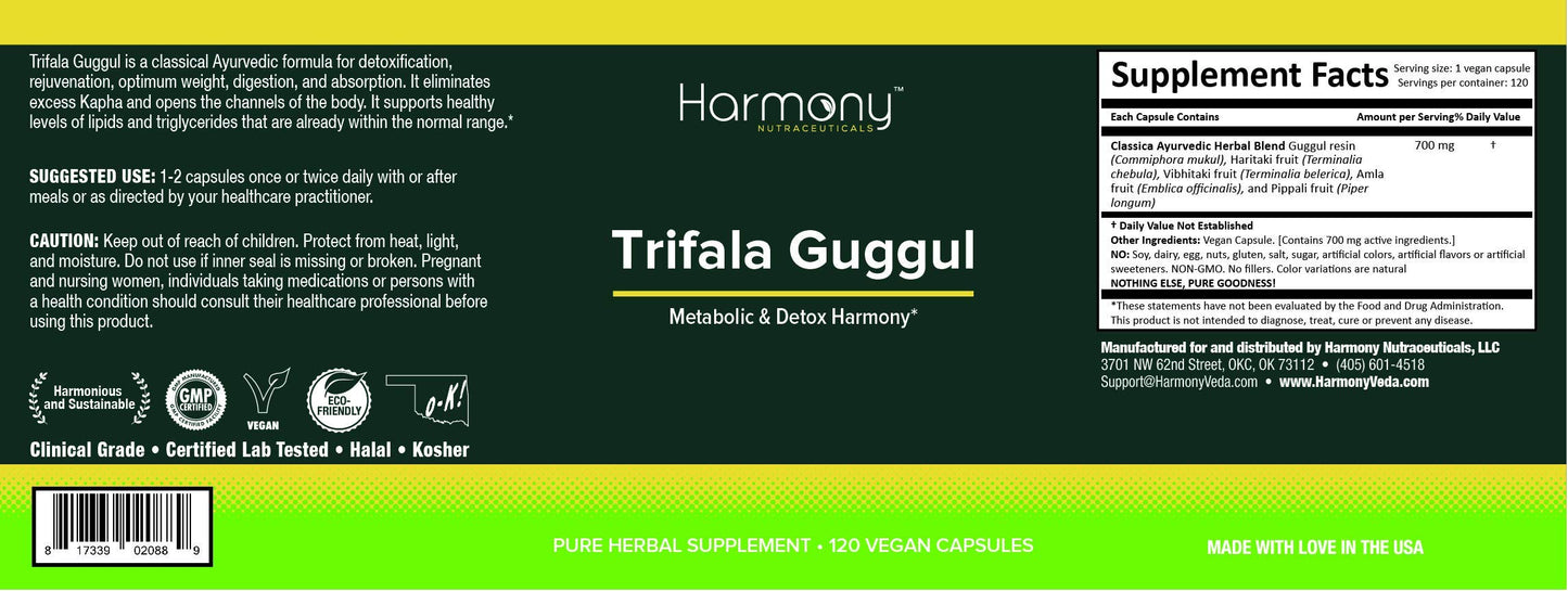 Trifala Guggul - Metabolic & Detox Harmony
