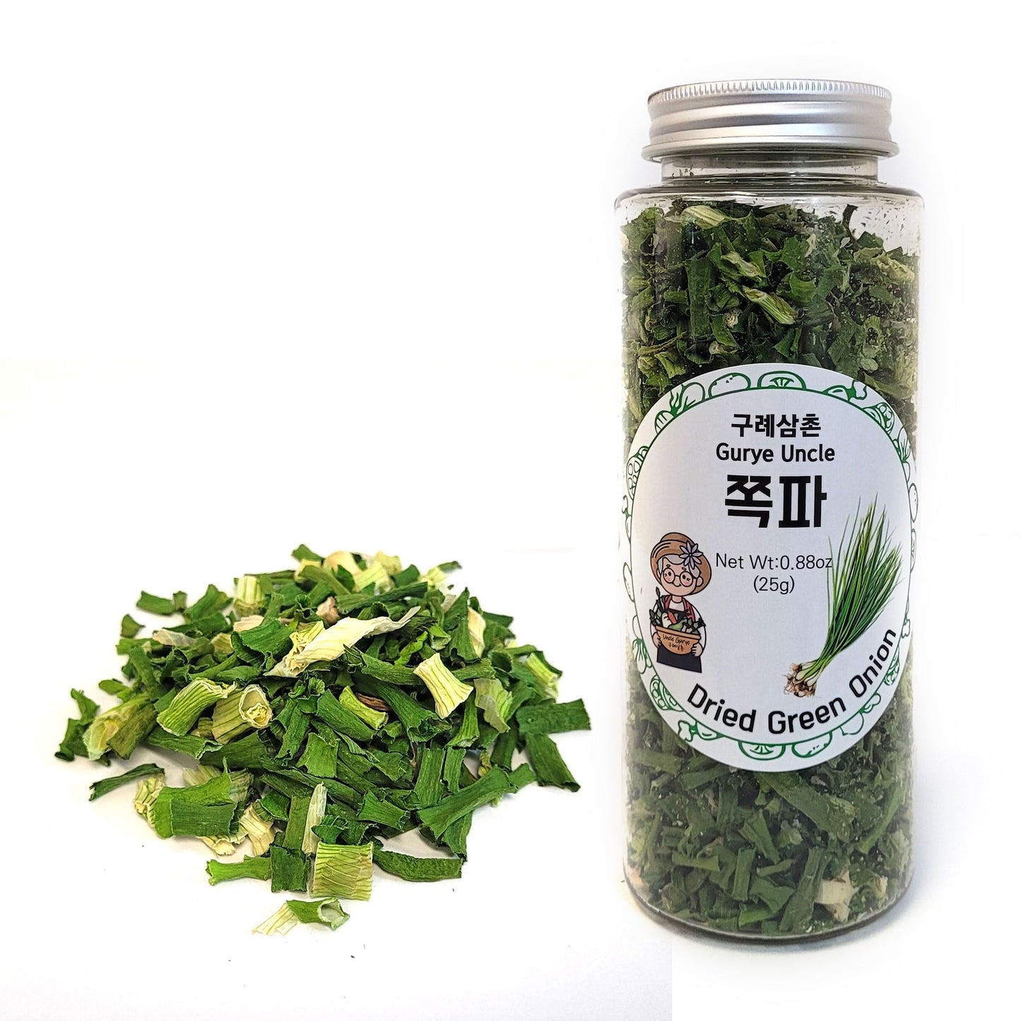 Gurye Uncle 100 Korea Natural Dehydrated Vegetable Flakes Cut  Sifted in Reclosable Bottle for Soup Ramen Topping Stirfries Salad  Pack of 3 King Oyster Mushroom Zucchini Green Onion