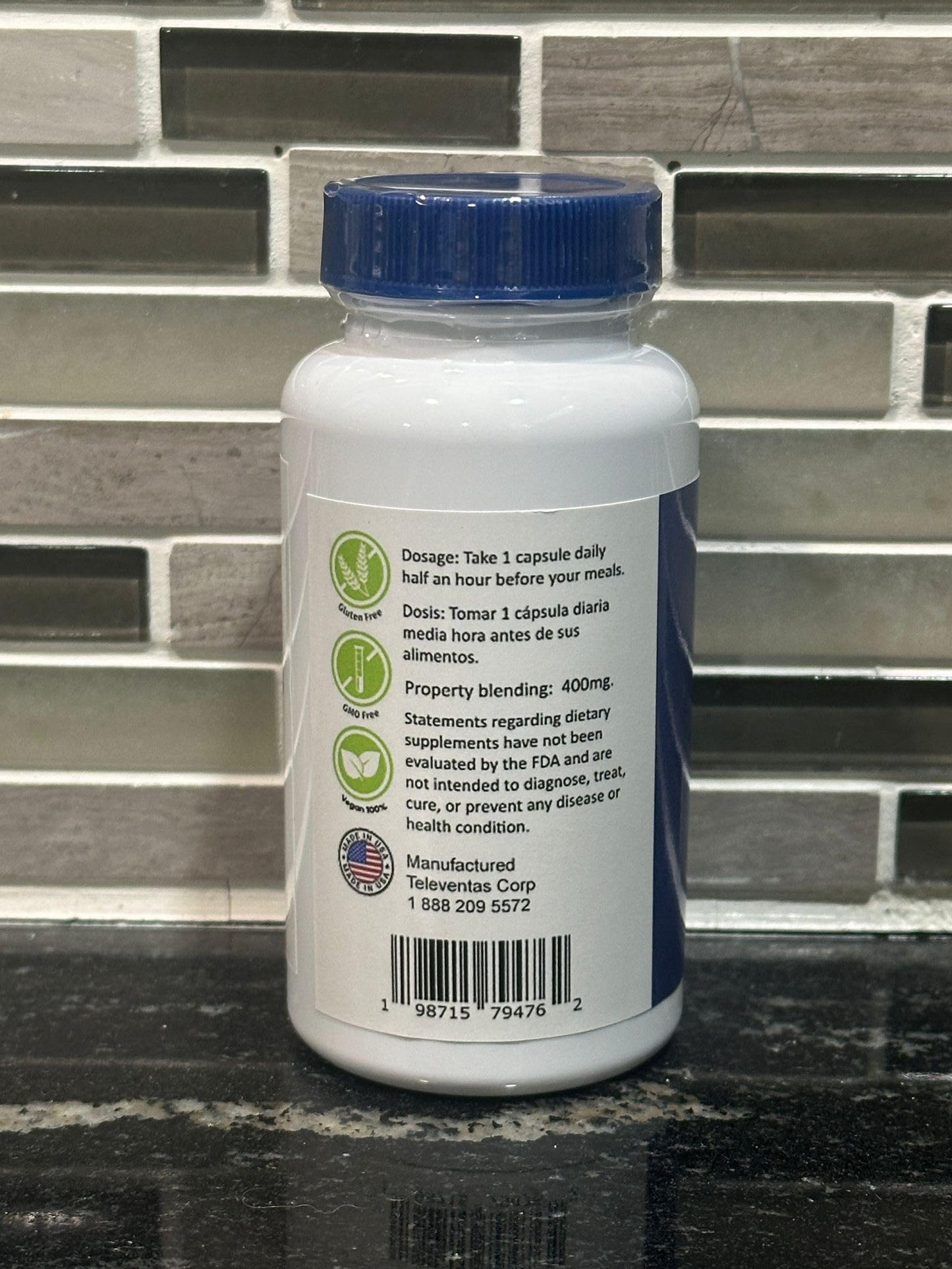 1 Pack Toxic Off Natural Detox 30 Capsules 1 Bottle Improved Formula Toxic Off Plus 1 Month of Treatment