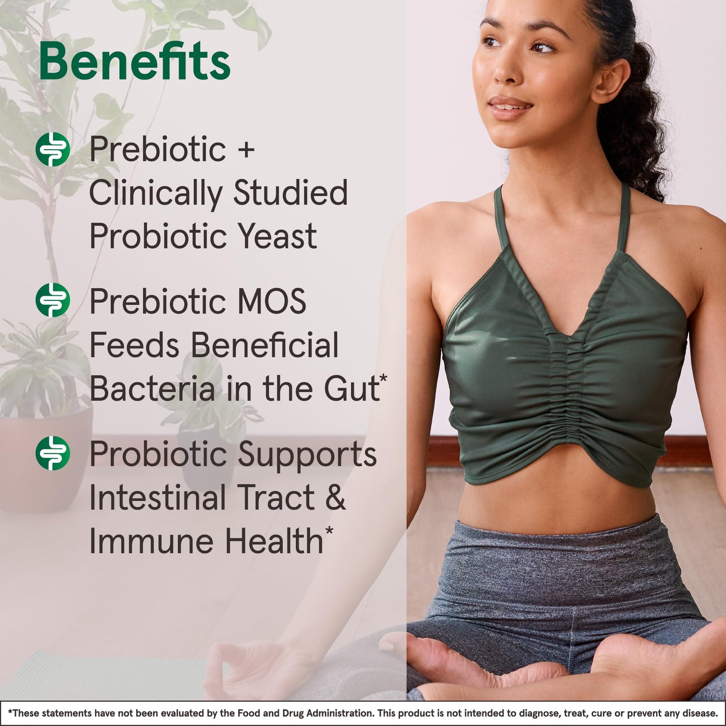 Jarrow Formulas Saccharomyces Boulardii Probiotics + MOS 5 Billion CFU Probiotic Yeast for Intestinal Health Support, Gut Health Supplements for Women and Men, 180 Veggie Capsules, 180 Day Supply