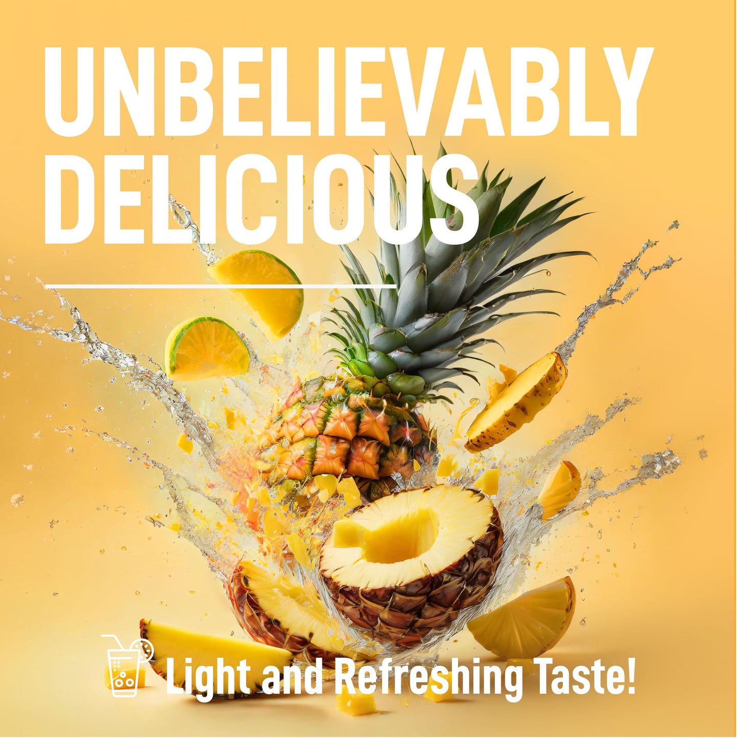 Keppi Keto Electrolytes Powder No Sugar - Sugar Free Electrolytes - Made in USA - Advanced Hydration, Performance & Recovery - Delicious Tropical Flavor - Mixes Easily No Clumps