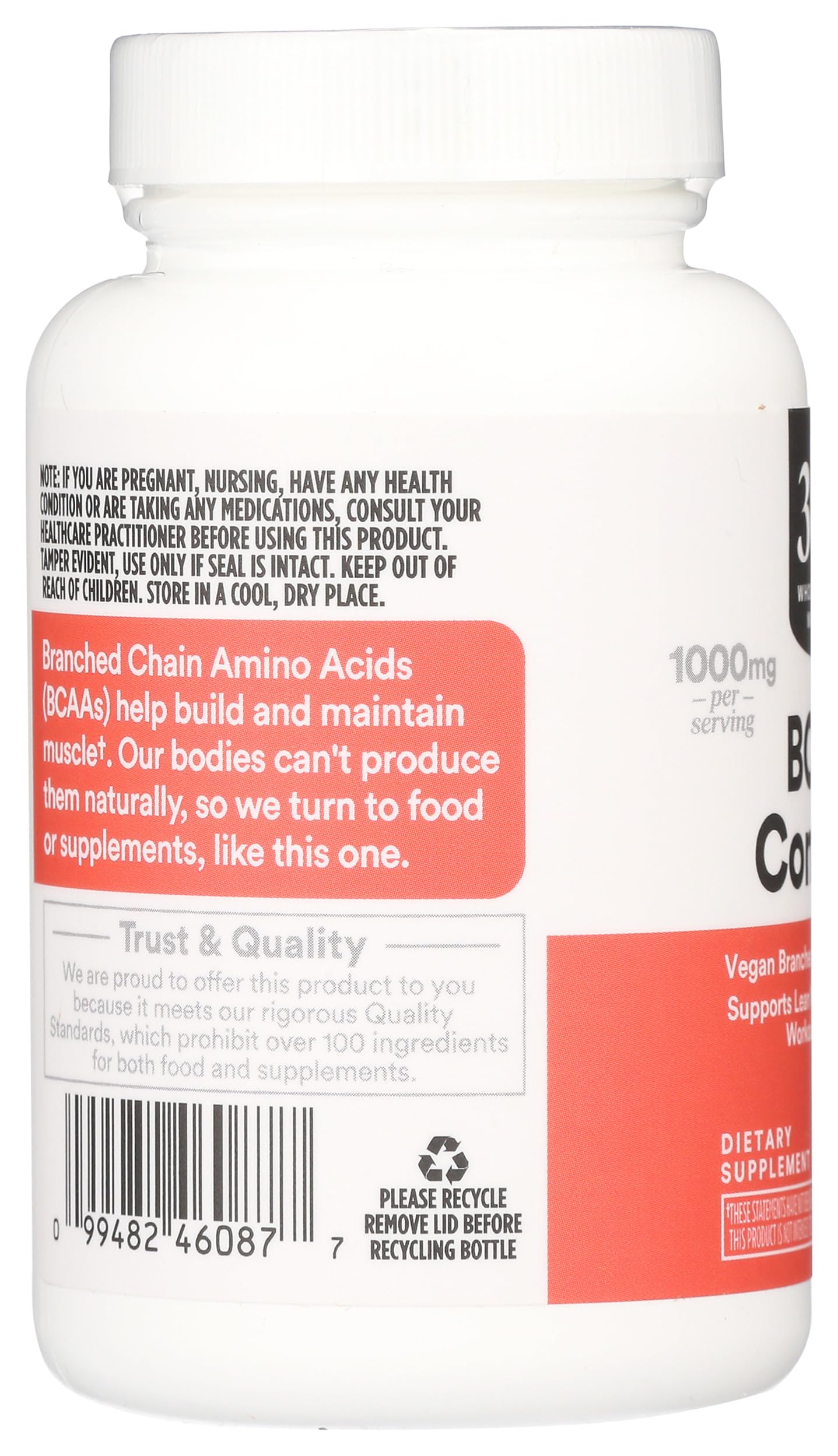 Whole Foods Market, BCAA Complex, 60 ct