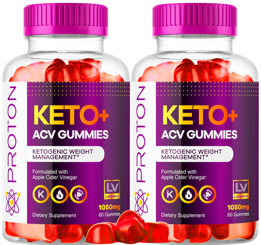 (2 Pack) Proton Keto ACV Gummies, Proton Keto Plus ACV Gummies 1050MG, Proton Keto, Keto ACV Gummies Advanced Proton Apple Cider Vinegar Support, Proton Keto ACV Gummy Reviews, 120 Gummies