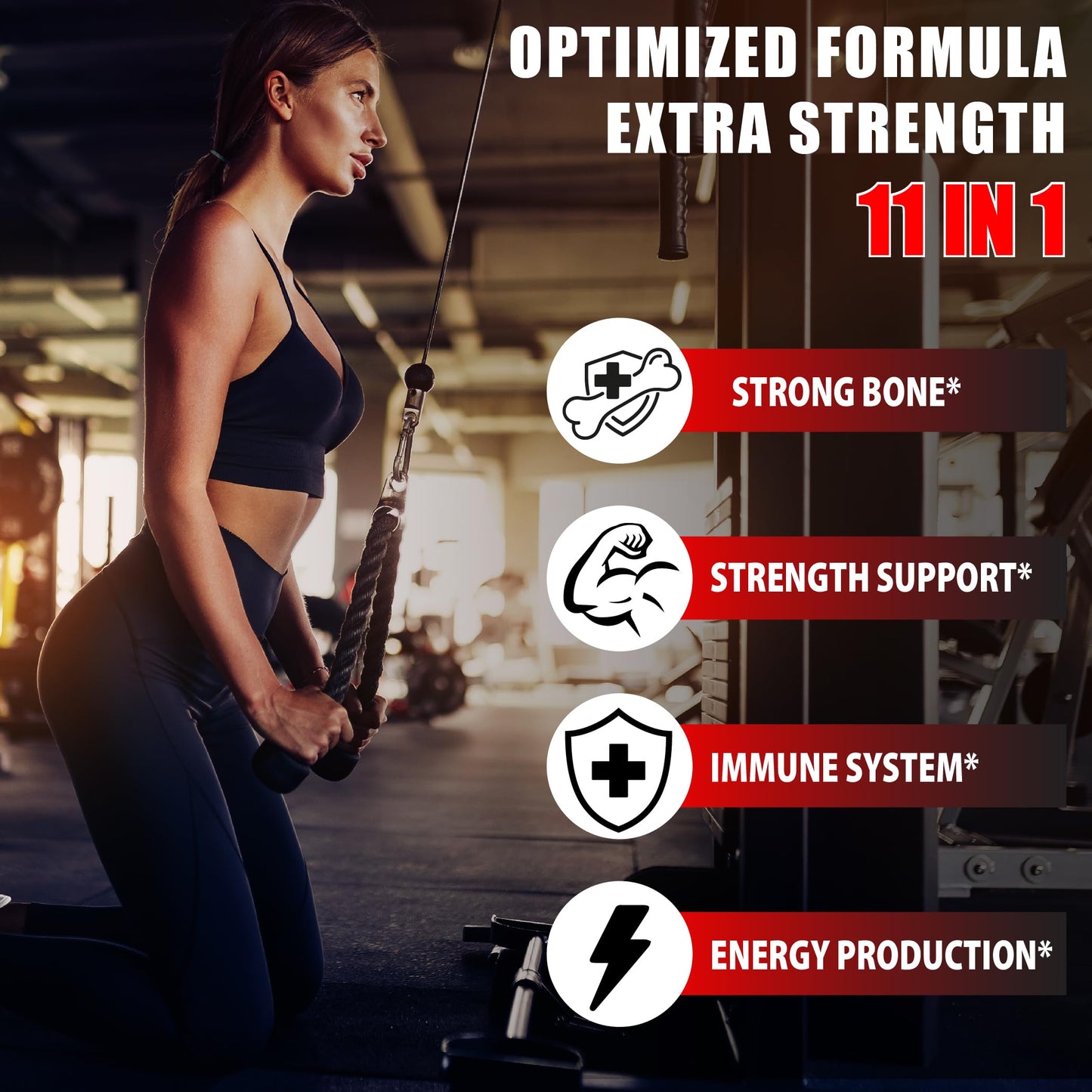 agobi Testosterone Supplement for Men - 11 Potent Herbs - Ashwagandha, Tribulus, Ginseng & More - 60 Capsules for 1 Month