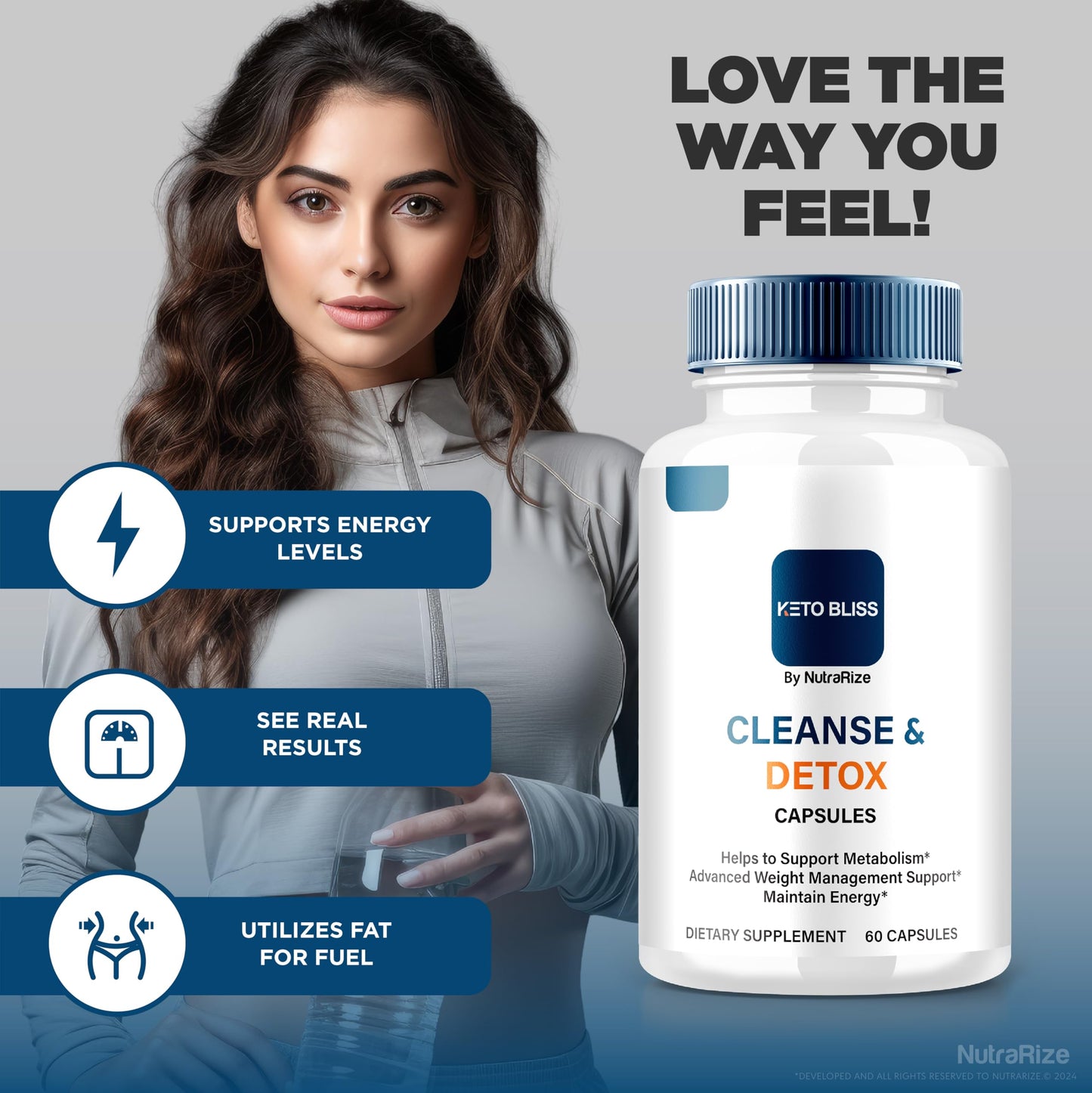 Keto Bliss, KetoBliss Cleanse and Detox Support, Keto Bliss for Advanced Weight Loss, All-Natural Keto Capsules, Bliss Keto Vitamin Pills, Official 500mg KetoBliss Capsula Reviews (60 Capsules)