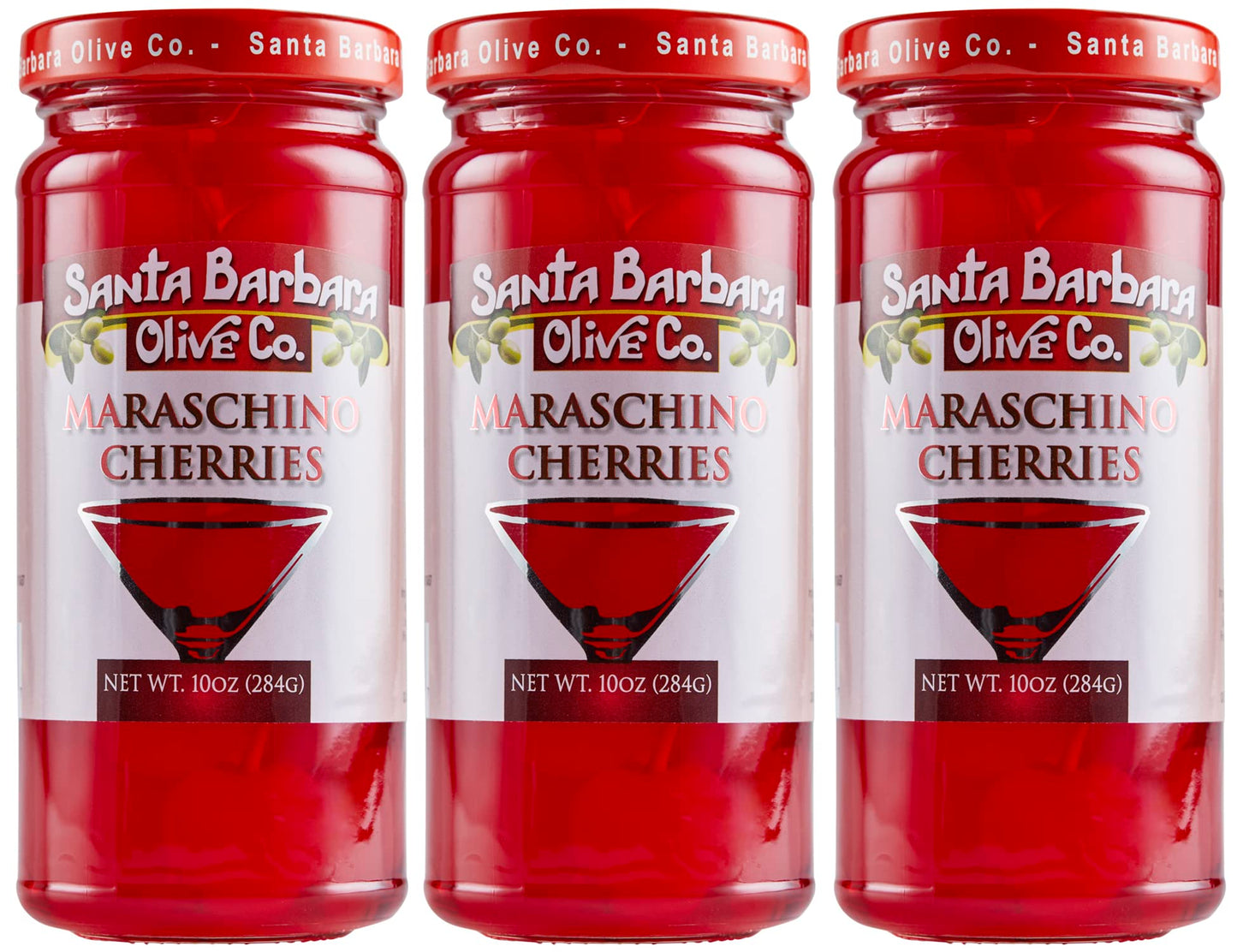 Santa Barbara Maraschino Cherries 10oz 3 pack
