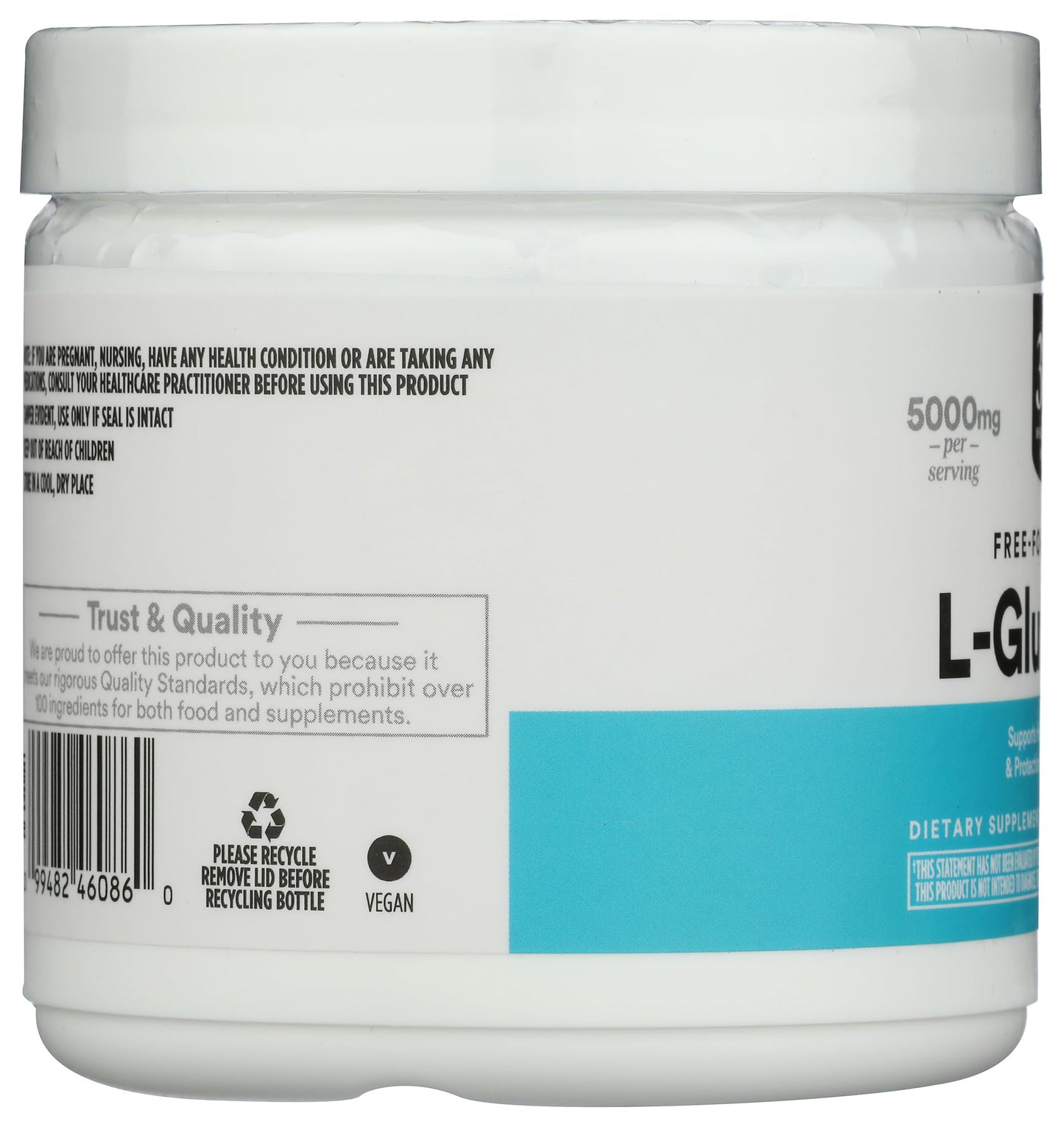 Whole Foods Market, L-Glutamine Free-Form Powder, 8 oz