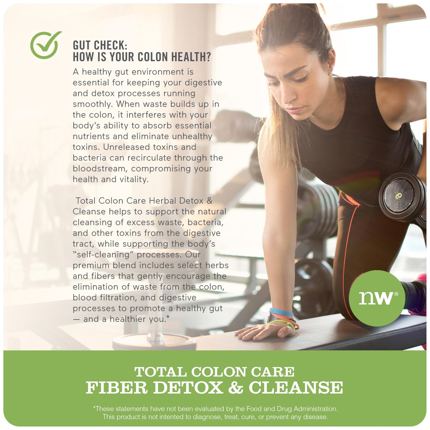 NatureWise Total Colon Care Fiber Cleanse with Herbal Laxatives, Prebiotics, & Digestive Enzymes for Healthy Elimination, Safe Digestion & Weight, Detox, & Gut Health [1 Month Supply - 60 Count]