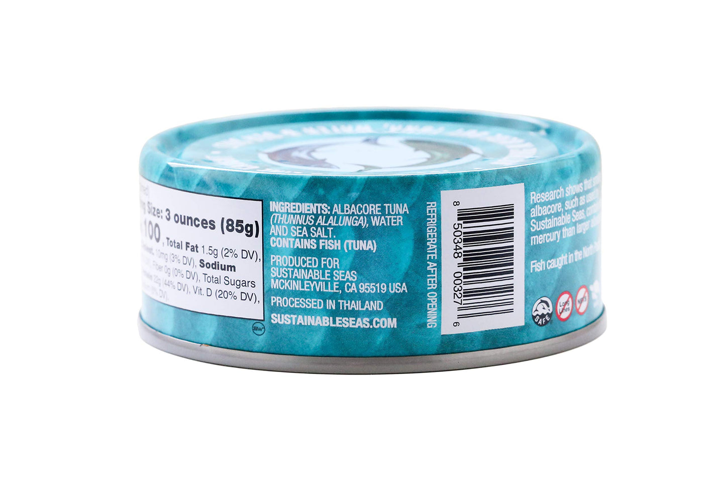 Sustainable Seas Chunk Albacore Tuna in Water Kosher NonGMO 5 Ounce Pack of 12