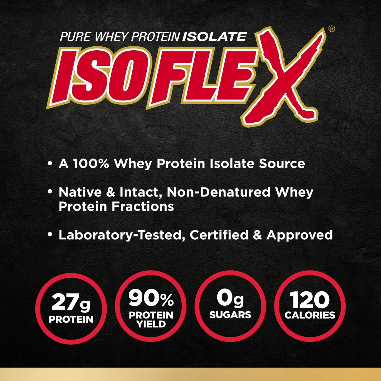 ALLMAX Nutrition ISOFLEX Whey Protein Isolate, Chocolate Peanut Butter - 0.9 lb - 27 Grams of Protein Per Scoop - Zero Fat & Sugar - 99% Lactose Free - Gluten Free & Soy Free - Approx. 15 Servings