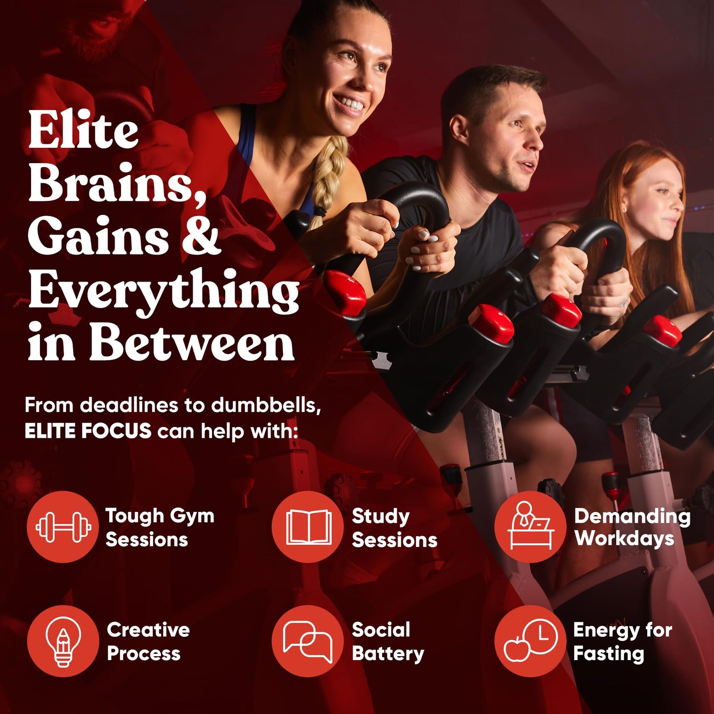 Elite Caffeine Pills with L-Theanine - Jitter-Free Focused Energy Supplements - Clean & Natural Nootropic Stack for Smart Cognitive Performance - 120 Soft Capsules