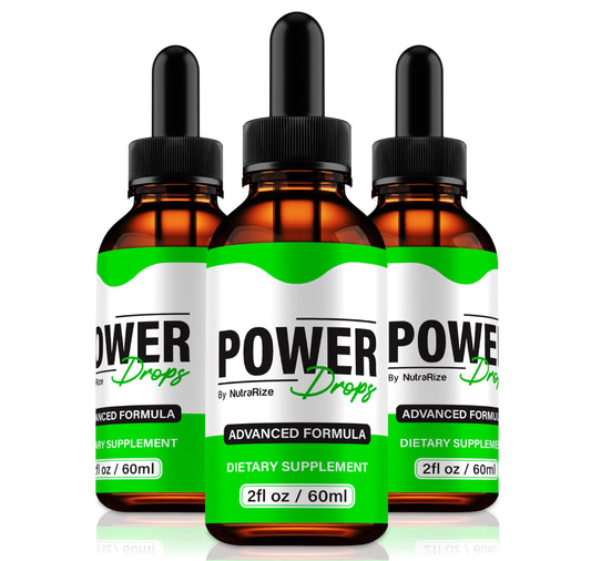 NutraRize (3 Pack) Power Drops, Official Power Drops, All-Natural Liquid Formula to Support Stamina, Energy and Overall Well-Being, Premium PowerDrops Gotas Review (90 Servings)