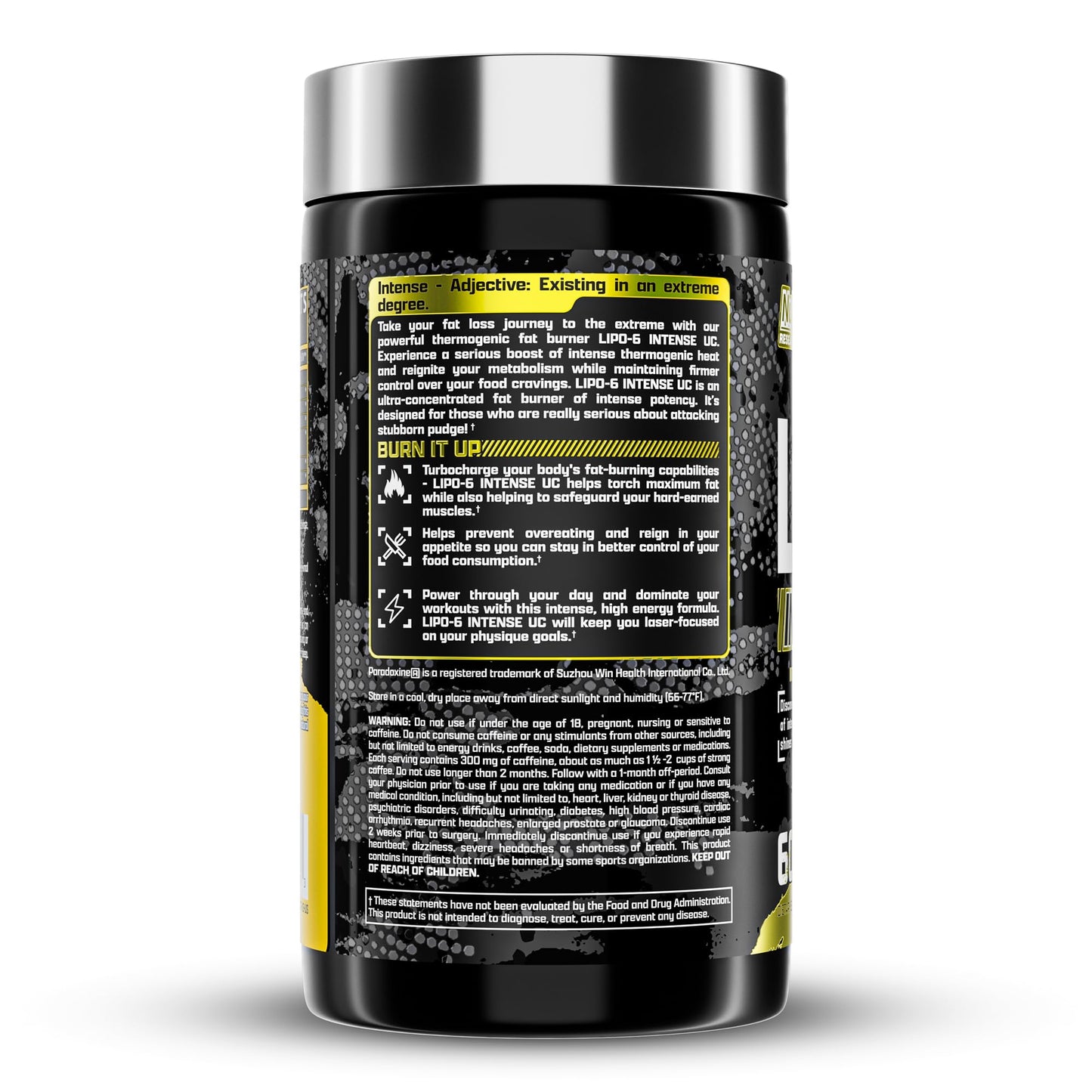 Nutrex Research Lipo6 Black Intense Ultra Concentrate Thermogenic Belly Fat Burner for Men and Women | Diet Weight Loss Supplement and Appetite Suppressant | Pack of 2