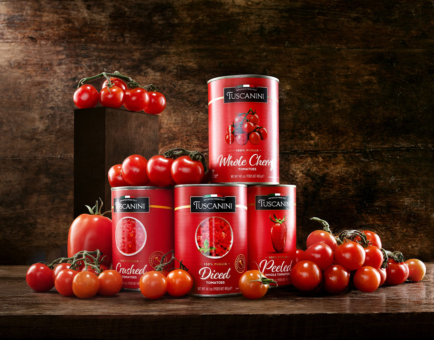 Tuscanini Diced Tomatoes 141oz 4 Pack  100 Italian Tomatoes Delicious Taste  Texture Perfect for Pizza and Sauces BPA Free Can Kosher for Passover