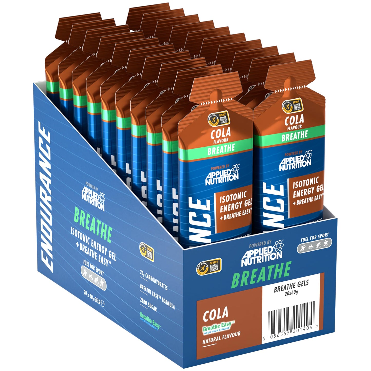 Applied Nutrition Endurance Energy Isotonic Energy Gel, Cola (EAN 5056555201404) - 20 x 60 g