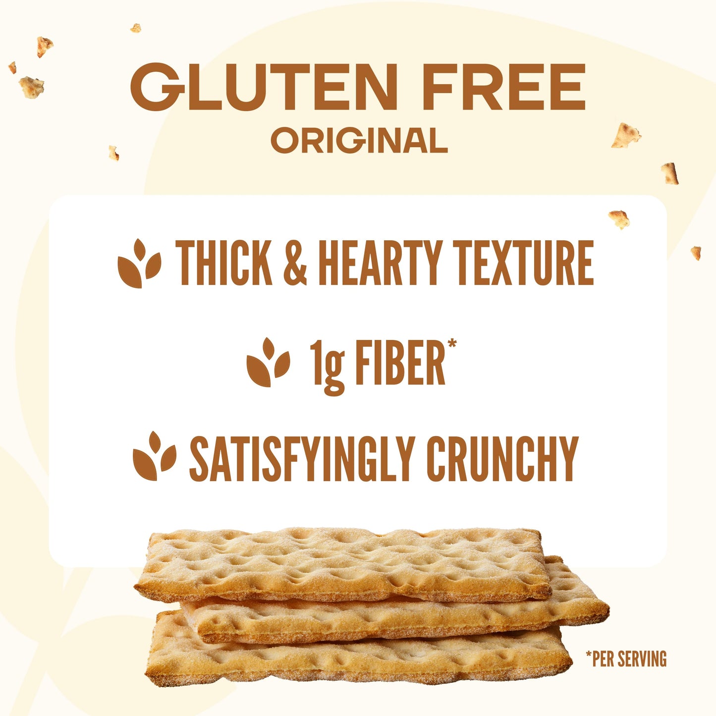 Wasa Gluten Free Original Crispbread 54 oz Pack of 10 Gluten Free Crackers NonGMO Ingredients