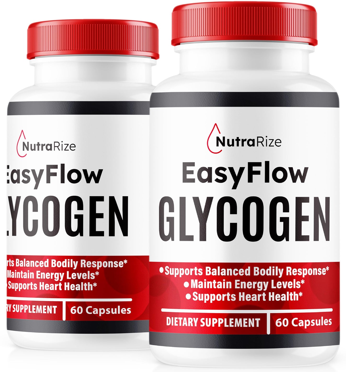NutraRize (2 Pack) Easy Flow Glycogen, EasyFlow Glycogen Support Capsules, Easy Flow Glyco Optimizer, Official EasyFlow Glyco Optimiser Caps, Easy Flow Detox Cleanse, Easy Flow Glycol (120 Capsules)