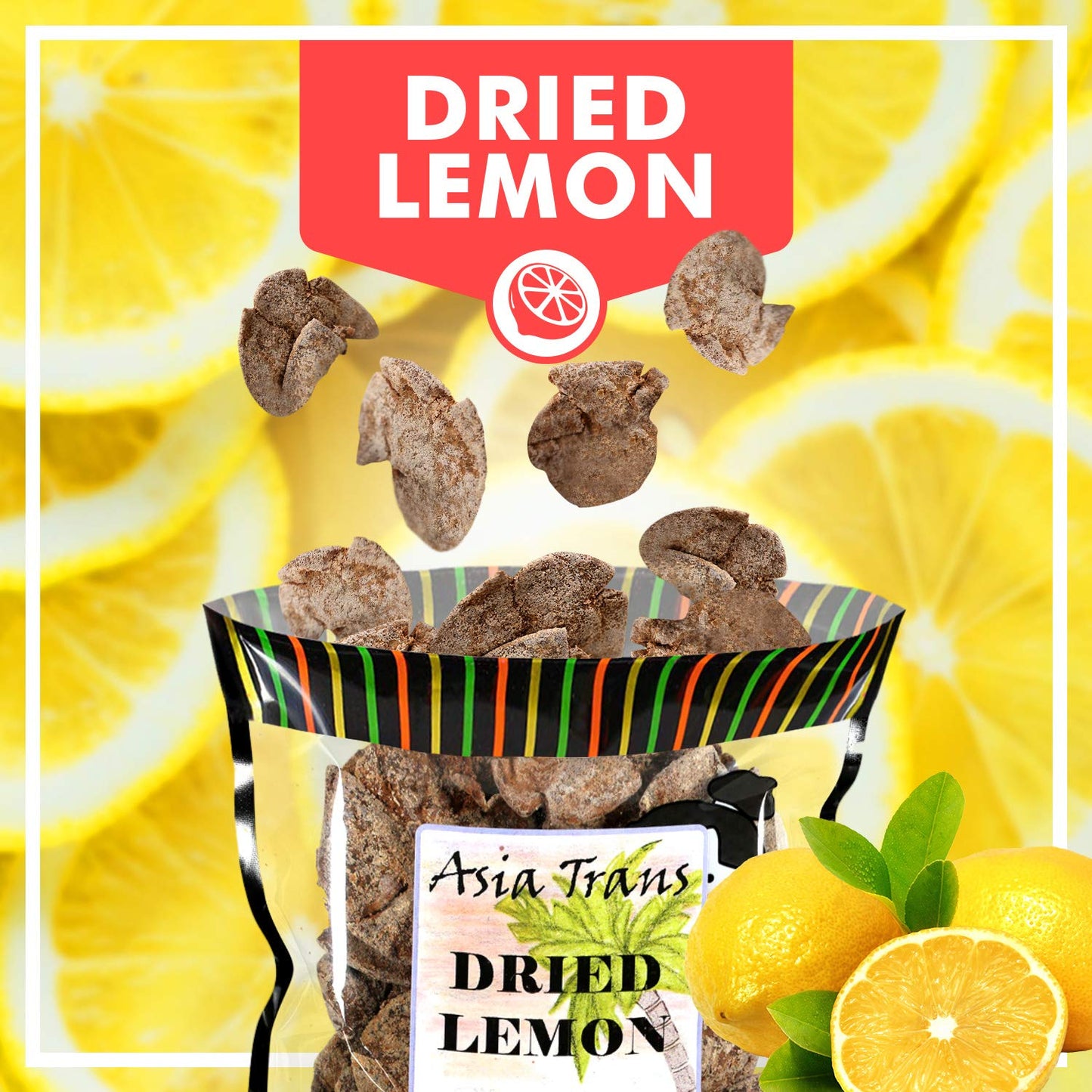 Dried Preserved Whole Lemon  Dehydrated Fruit Peel Snacks  Whole Lemon Crack Seed Slices  Li Hing Mui Preserved AsianStyle