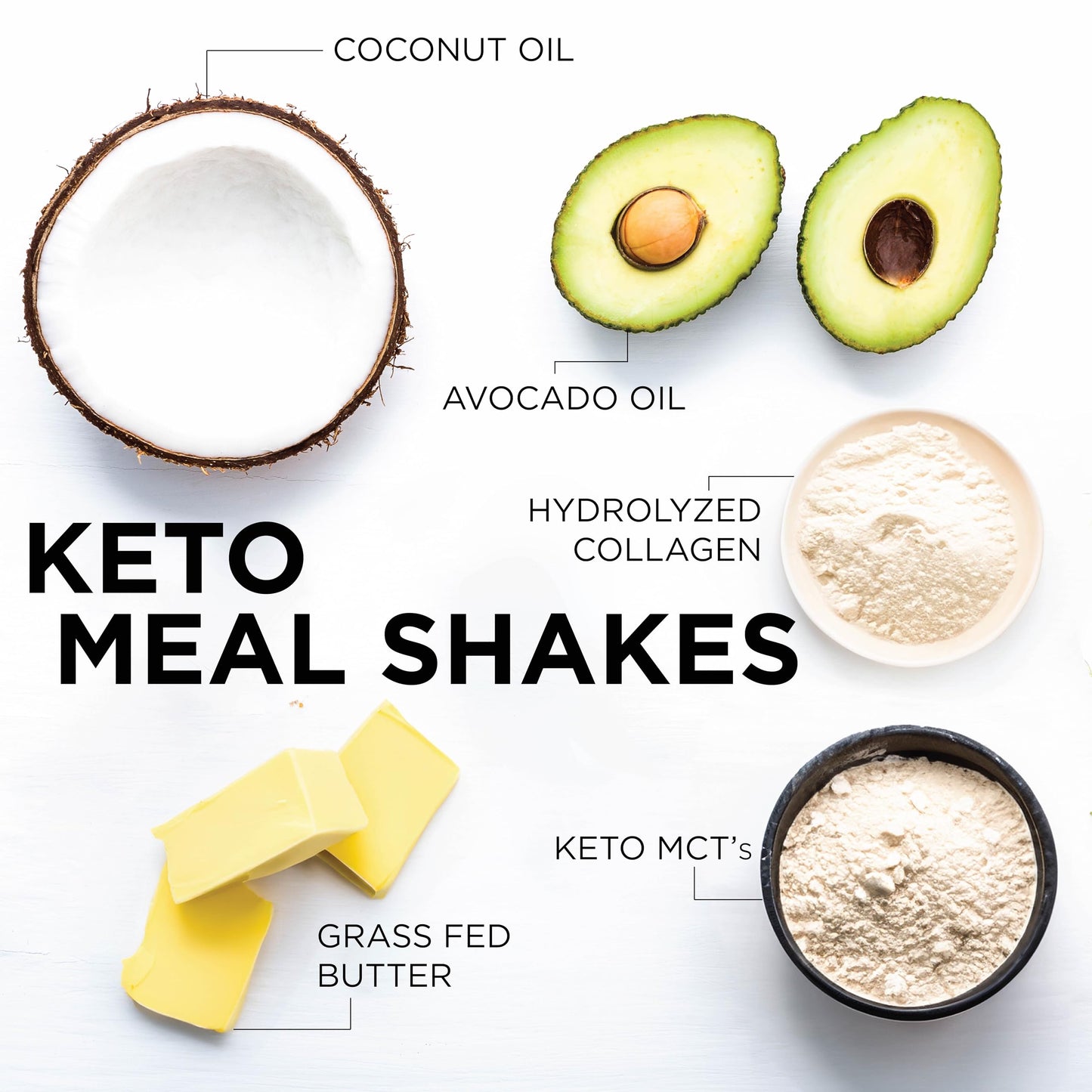 Keto Science Ketogenic Meal Shake Chocolate Dietary Supplement, Rich in MCTs and Protein, Packed with Collagen, Vitamins and Minerals, Keto and Paleo Friendly, Weight Loss, (14 servings), 20.49 Oz