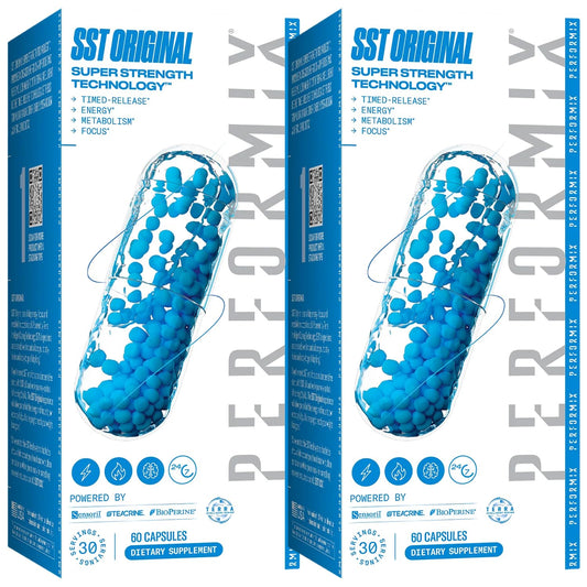 PERFORMIX - SST Original - Pre-Workout, 250 mg Caffeine, 120 Capsules - Energy Supplements, No Crash, Fitness Goals, Nootropic - Timed-Release for All Day Focus, Mood & Energy Boost - Men & Women