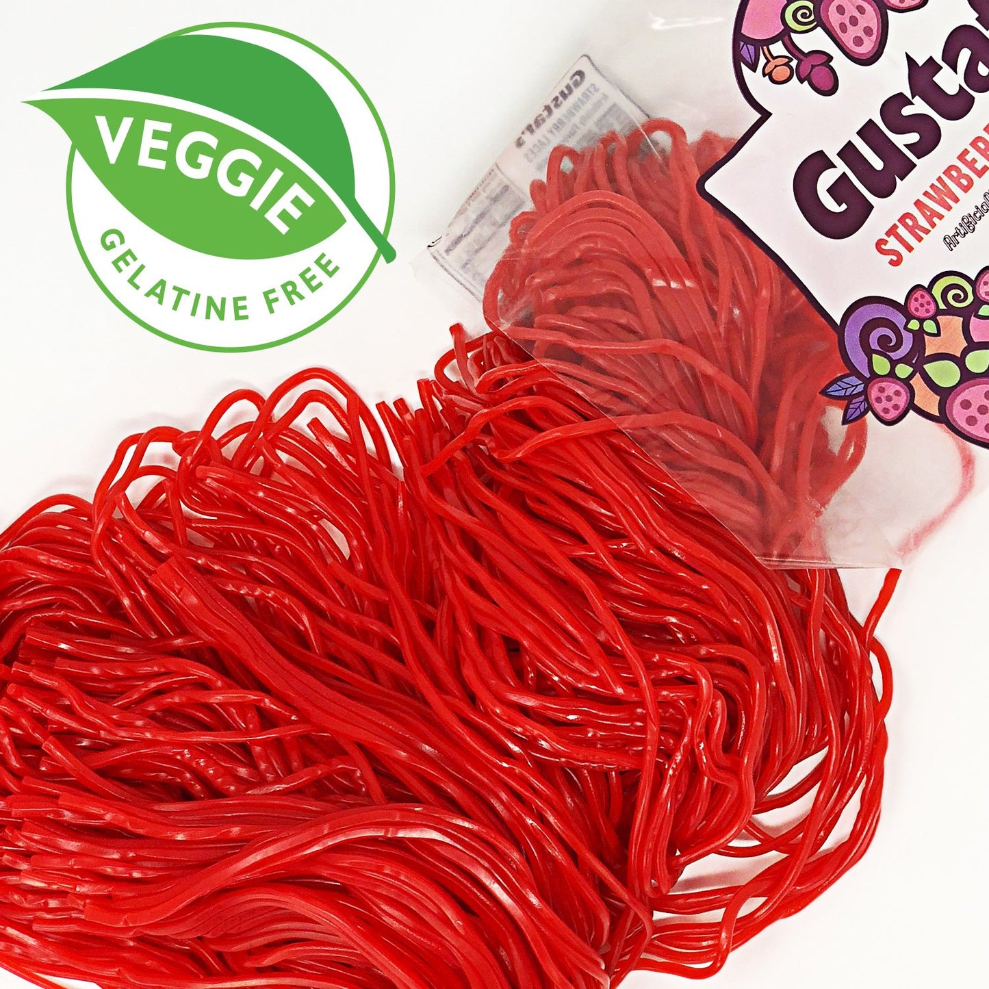 Gustafs Strawberry Laces 2 lbsPack of 3