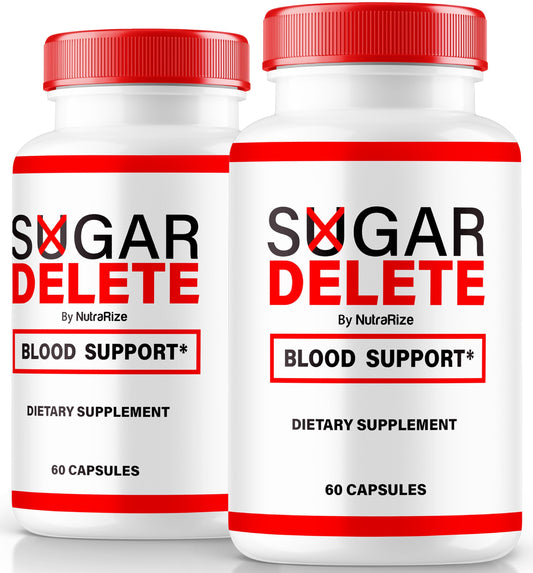 NutraRize (2 Pack) Sugar Delete Capsules, Official Support Formula for Overall Health, Sugar Delete Pills to Maintain Healthy Stable Levels, Premium SugarDelete Pastillas Review (120 Capsules)