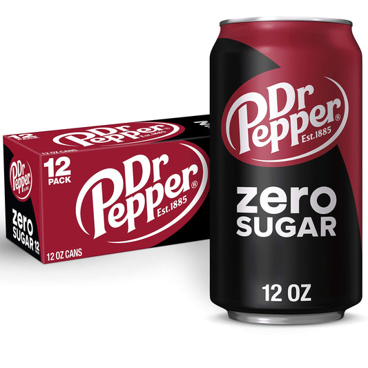 DR PEPPER ZERO SUGAR  12 OZ 12 PK