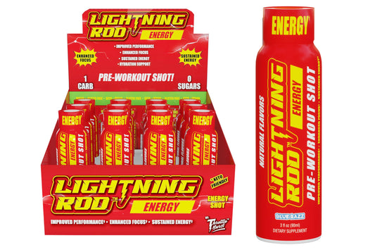 Throttle Burst Lightning Rod Pre-Workout Energy Shot (24)