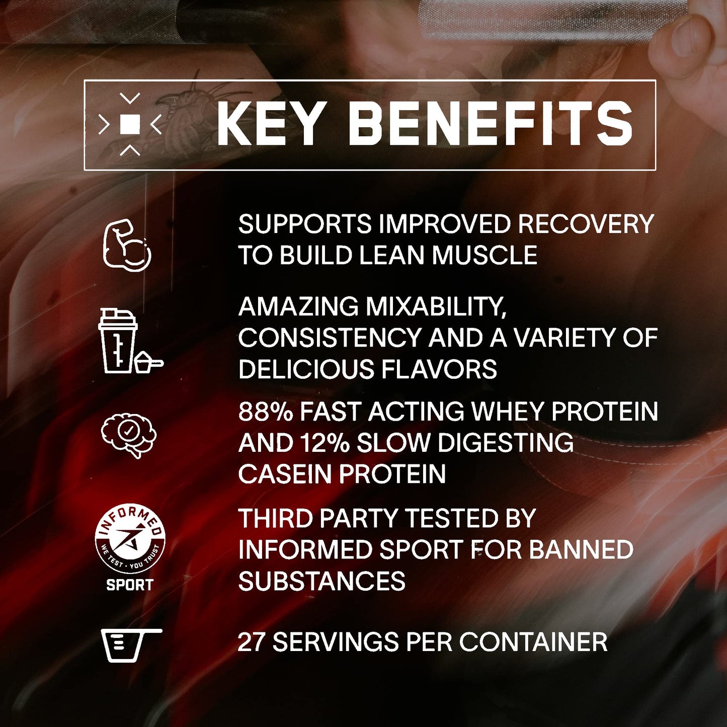 BARE PERFORMANCE NUTRITION, BPN Whey Protein Powder, Whey Protein Concentrate, Native Micellar Casein, Amazing Mixability, Strawberry