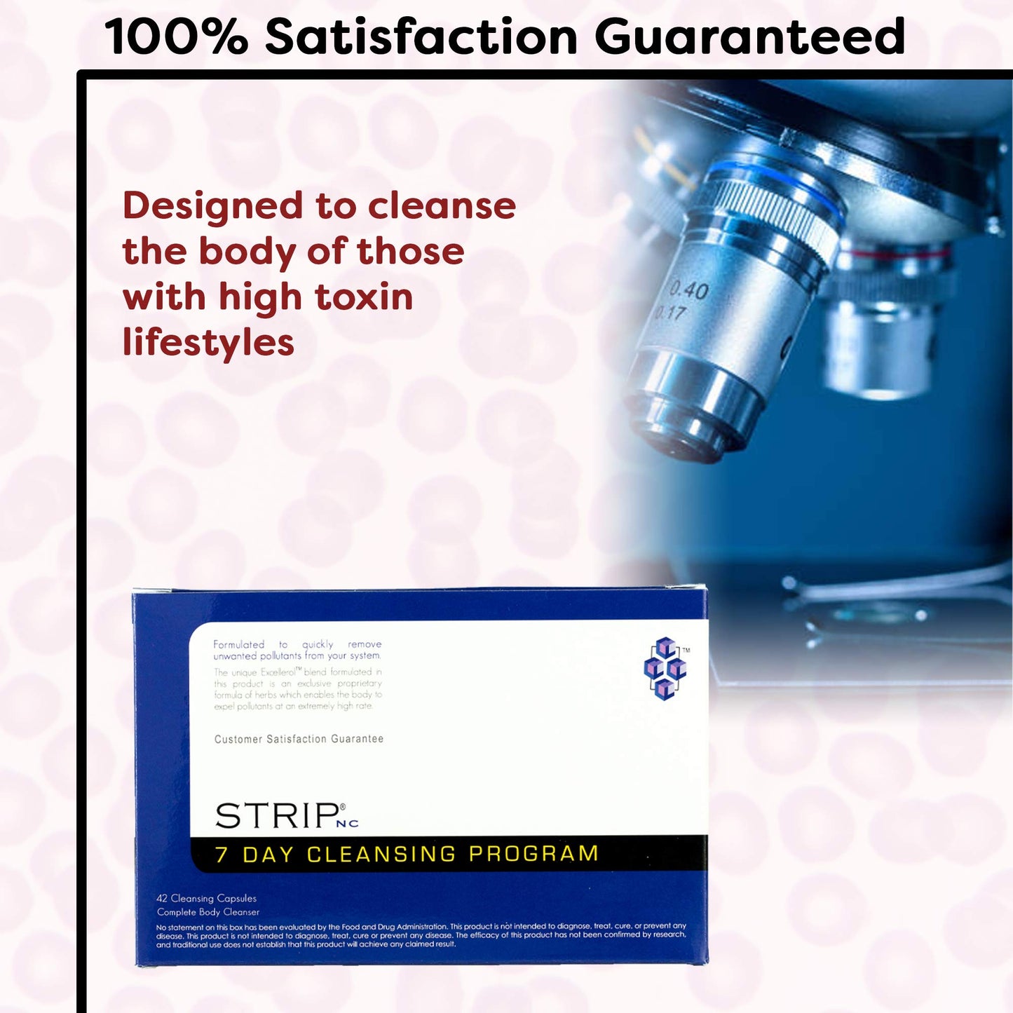 Wellgenix Strip 7 Day Detox - Exclusive Formula of Herbs to Enable The Body to Expel Toxins - 42 Cleansing Capsules (2 Pack)