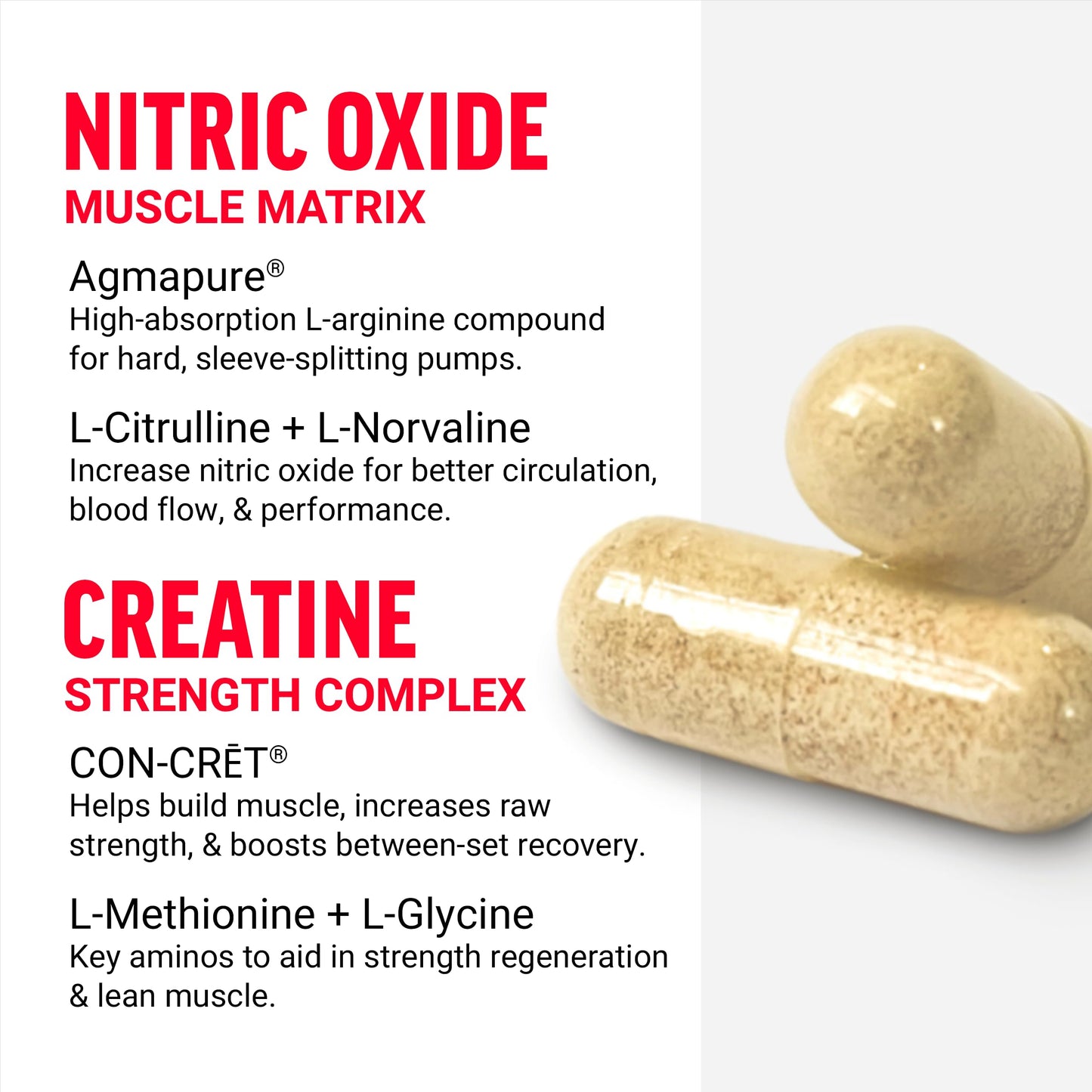 Force Factor Volcano Pre Workout Nitric Oxide Booster Supplement for Men with Creatine and L-Citrulline to Boost and Energy, Help Build Muscle, Better Pump and Workout, 120 Capsules