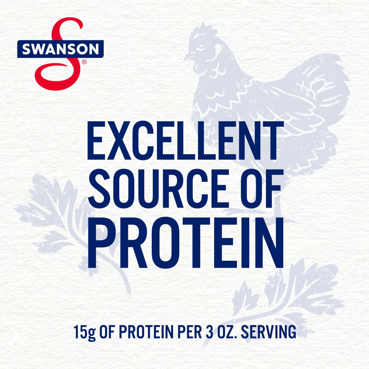Swanson 35 Less Sodium White Premium Chunk Canned Chicken Breast in Water Fully Cooked Chicken 125 OZ Can