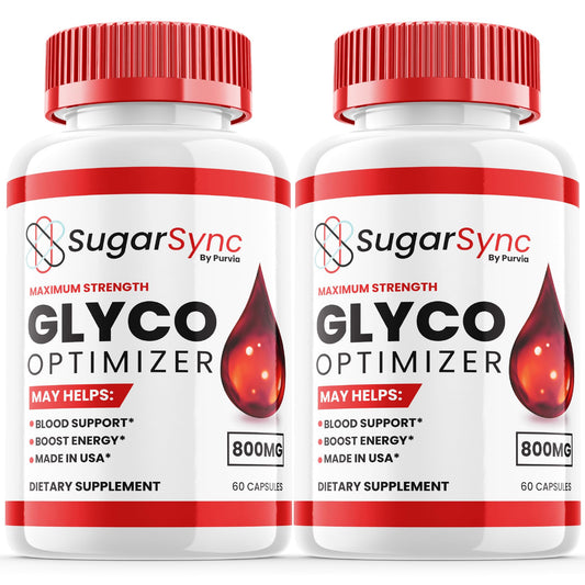 (2 Pack) Sugar Sync Glyco Optimizer, Sugarsync Glyco Optimizer, Sugar Sync Cleanse Glyco Extra Strength Formula, Sugar Synce Overall Wellness Support Reviews Sugarsync Maximum Strength (120 Capsules)