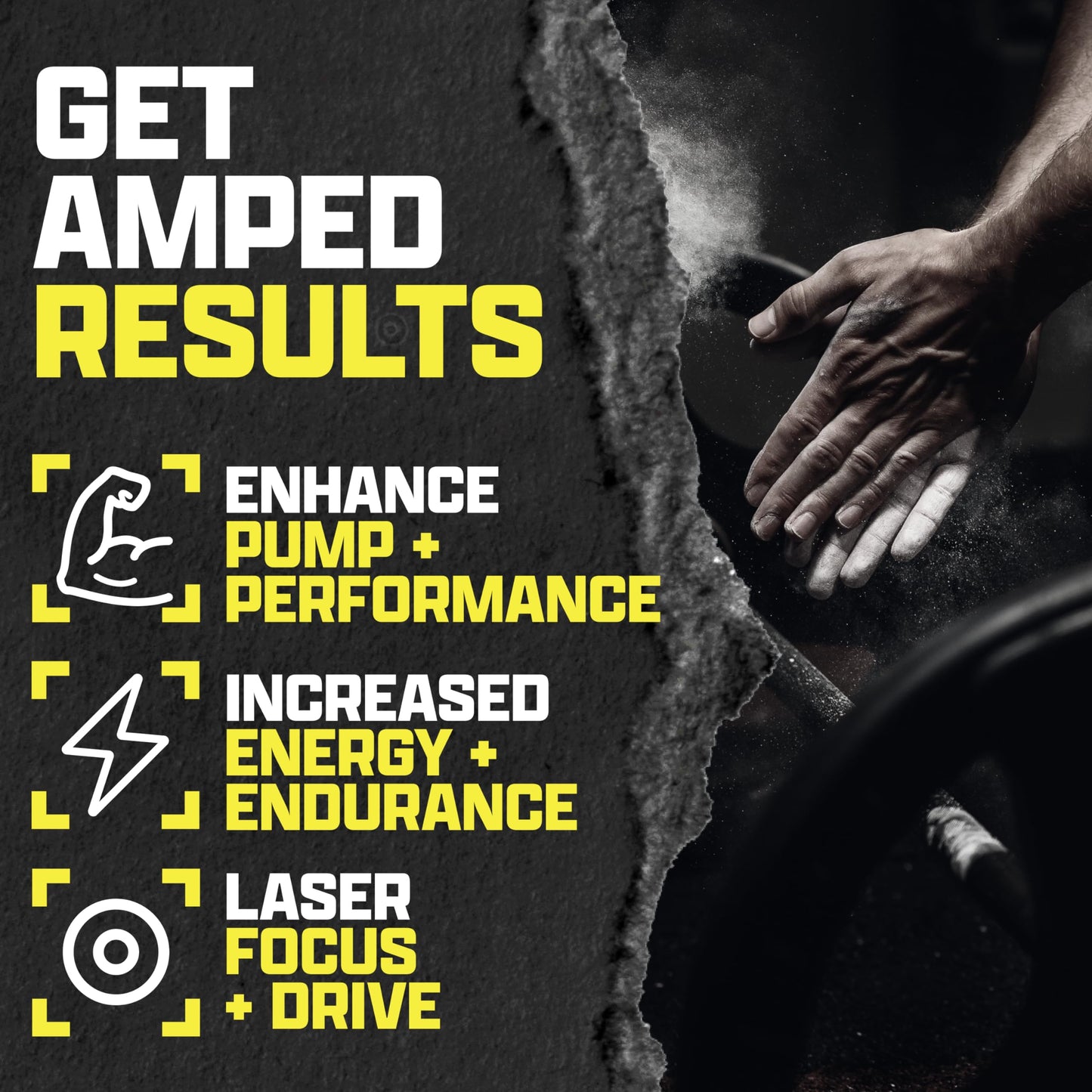 OUTLIFT Amped Max Dosed HIGH STIM Pre Workout Powder, 6G Citrulline, 3.2G Beta Alanine, Alpha GPC, CognatiQ, Extreme Energy, Massive Pumps, Electrolytes, Nootropics Blueberry Lemonade - 22 Serv