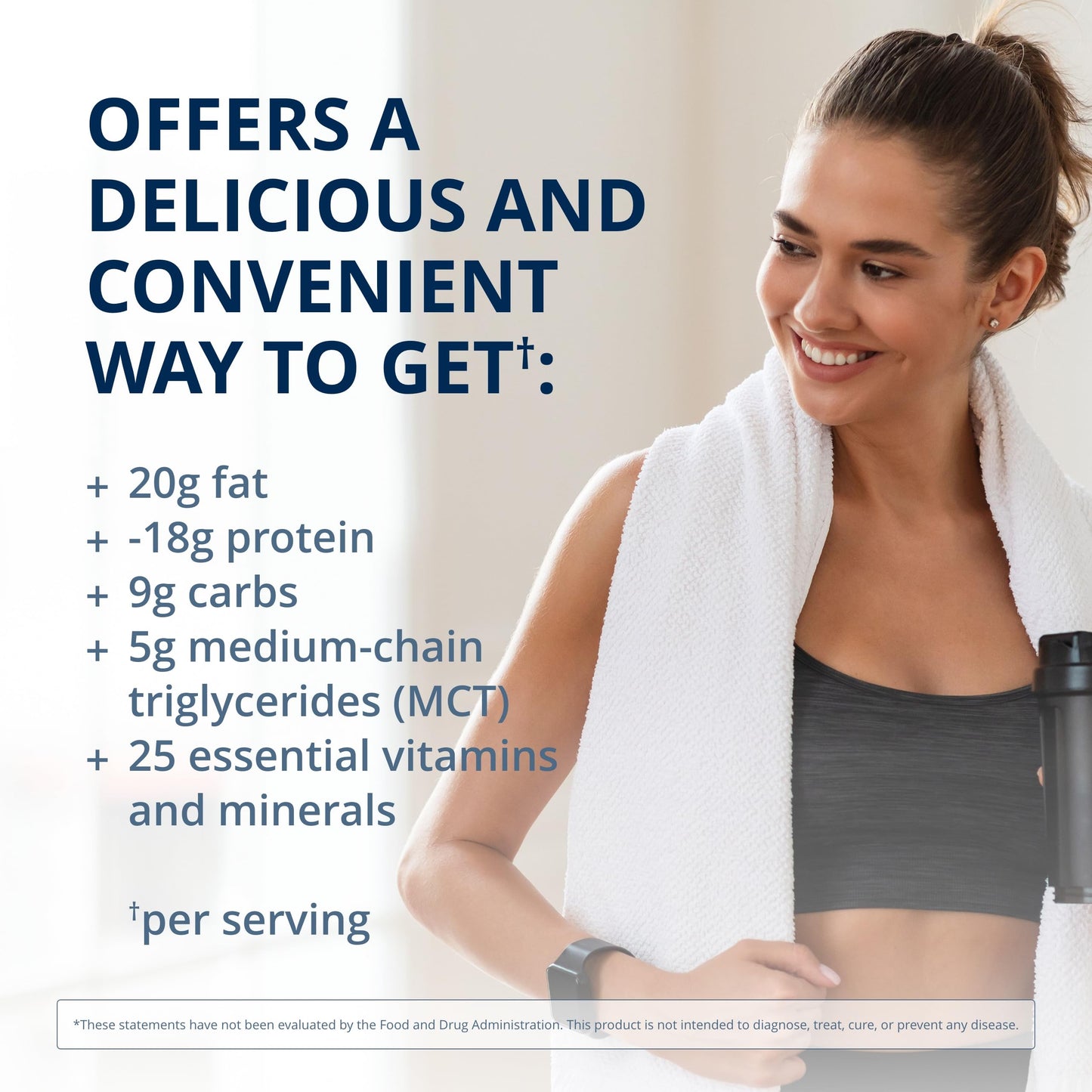 Metagenics Ketogenic Shake - Ketogenic Diet Protein Shake - 25 Vitamins & Minerals - With Biotin, Calcium, Iron & Manganese - Non-GMO & Gluten-Free - Chocolate - 14 Servings