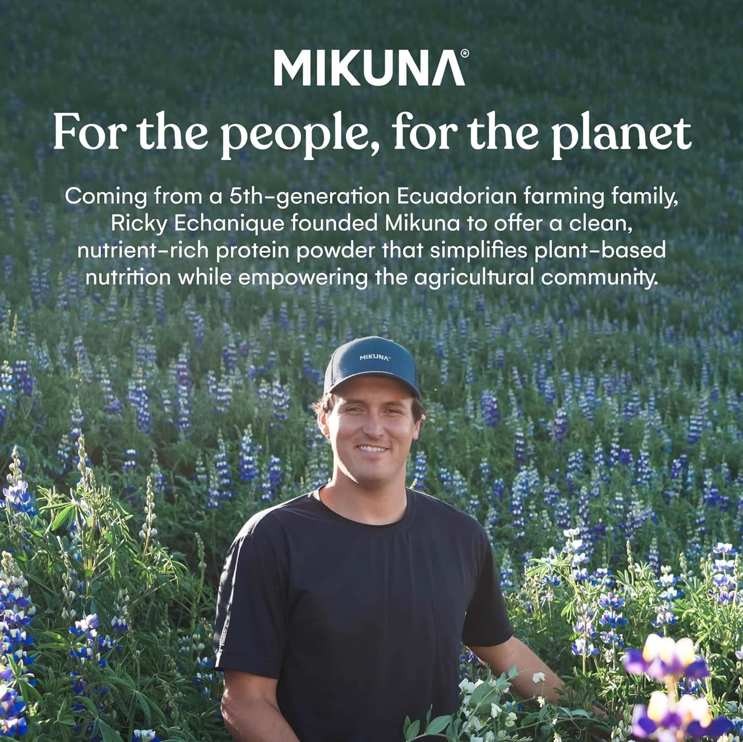 Mikuna Vegan Protein Powder (Pure Chocho, 8 Servings) - Plant Based Chocho Superfood Protein - Dairy Free Protein Powder Packed with Vitamins, Minerals & Fiber - Gluten, Keto & Lectin-Free