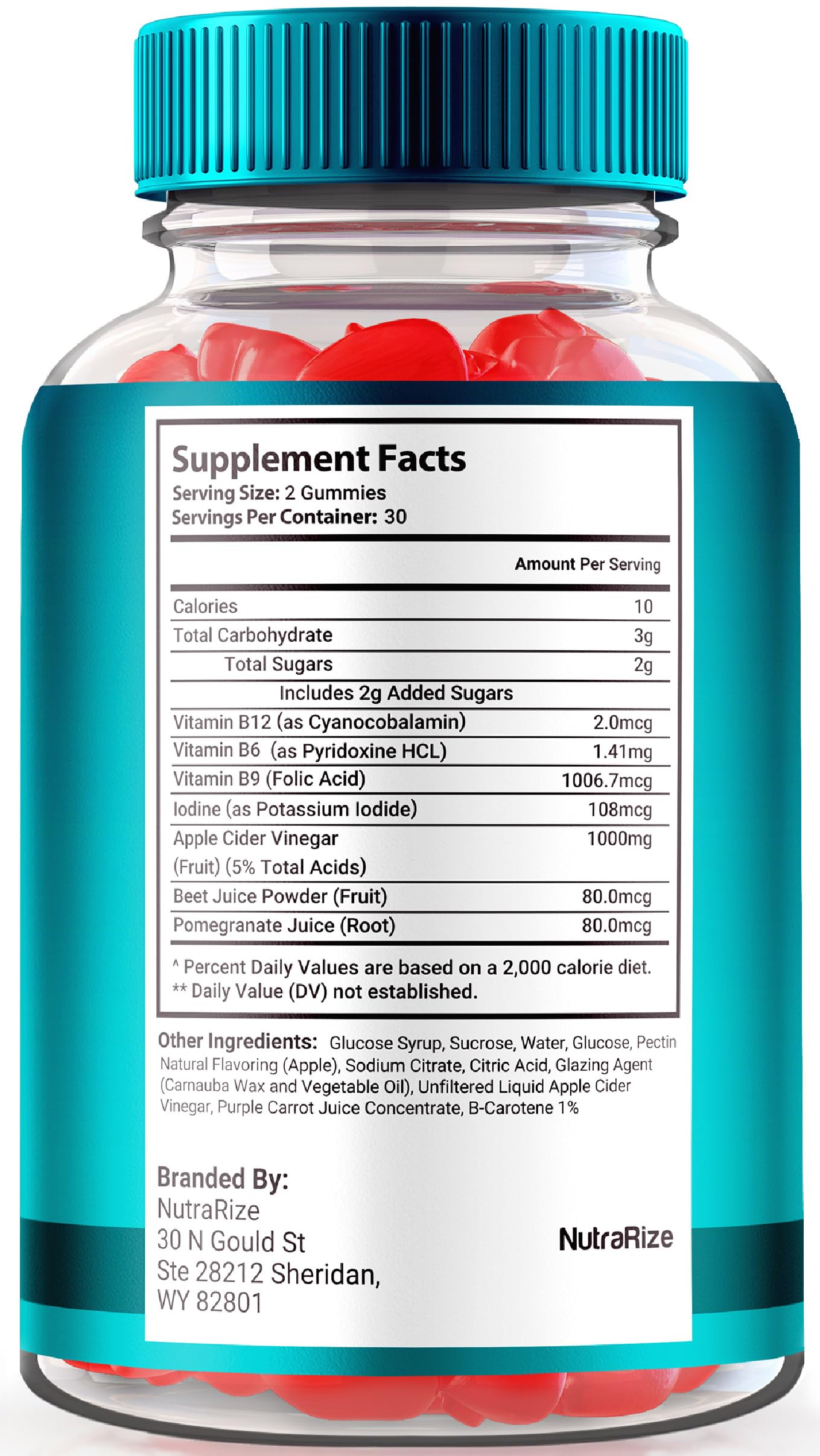 NutraRize (Pack of 2 Keto Rain ACV Gummies, All Natural Keto Supplement, Keto + Apple Cider Vinegar, Keto Plus ACV Reviews (120 Gummies)