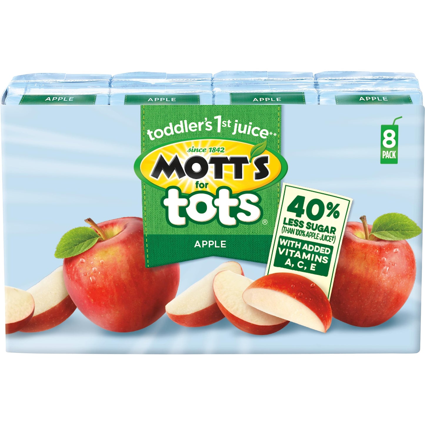 Motts For Tots Apple 675 Fl Oz Boxes 32 Count 4 Packs Of 8 Juice With Purified Water Good Source Of Vitamin C 40 Less Sugar Than 100 Apple Juice No Artificial Sweeteners