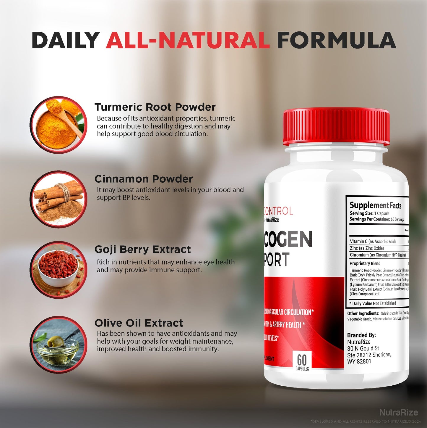 (2 Pack) CluControl Glycogen Support Pills, All-Natural Blood Support Formula, Clu Control Capsules to Maintain Healthy Levels, Maximum Strength Supplement for Balance, Official Reviews (120 Capsules)