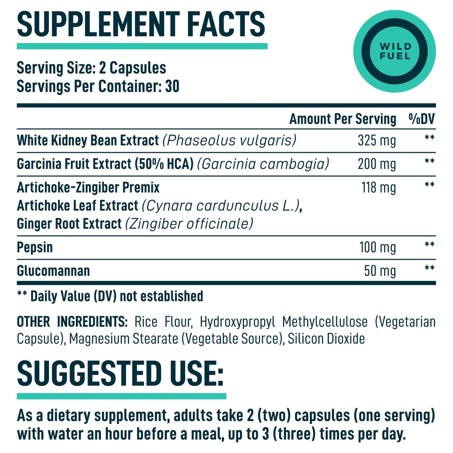 Appetite Suppressant for Weight Loss, Hunger Suppressant - Diet Pills That Work Fast for Women and Men - Garcinia Cambogia, Glucomannan, White Kidney Bean Carb Blocker and Fat Burner - 60 Veggie Caps