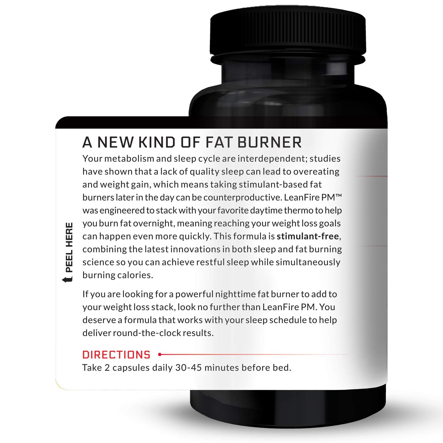 Force Factor LeanFire PM Weight Loss Pills for Women & Men, Fat Burner & Overnight Weight Loss Pills to Burn Fat, Boost Metabolism, Improve Sleep, Powerful Formula for Incredible Results, 60 Capsules